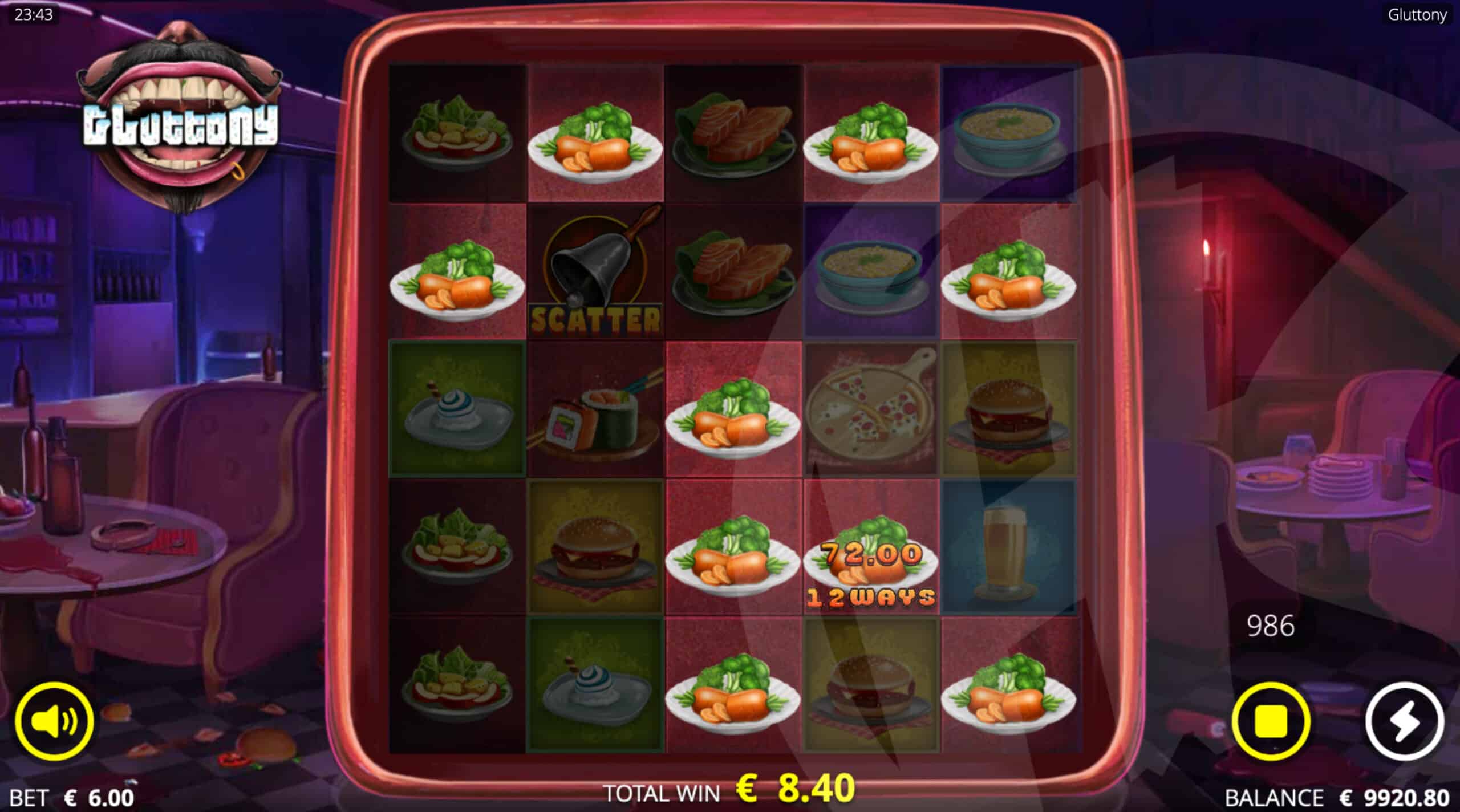 Gluttony Offers Players 3,125 Ways to Win