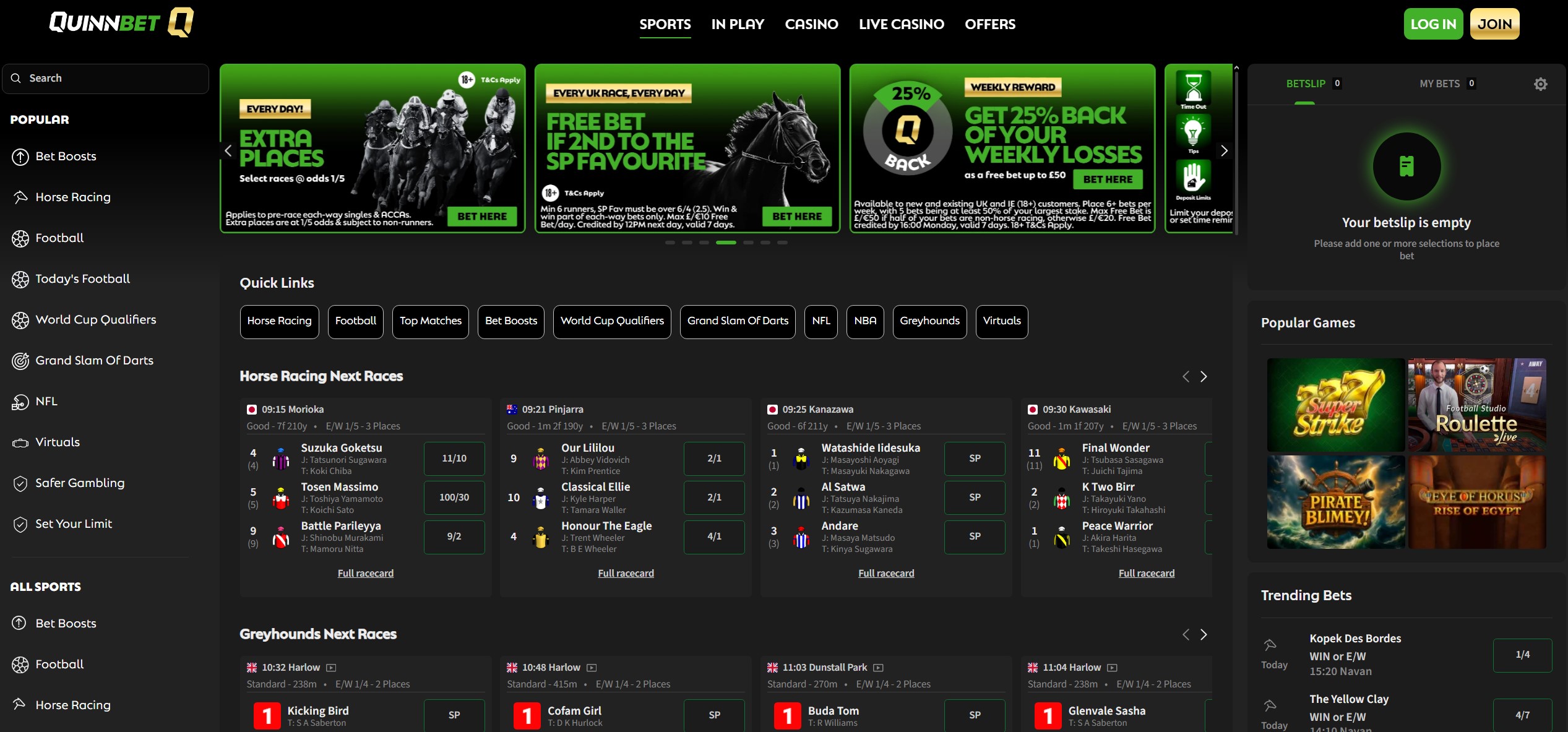 QuinnBet Sportsbook