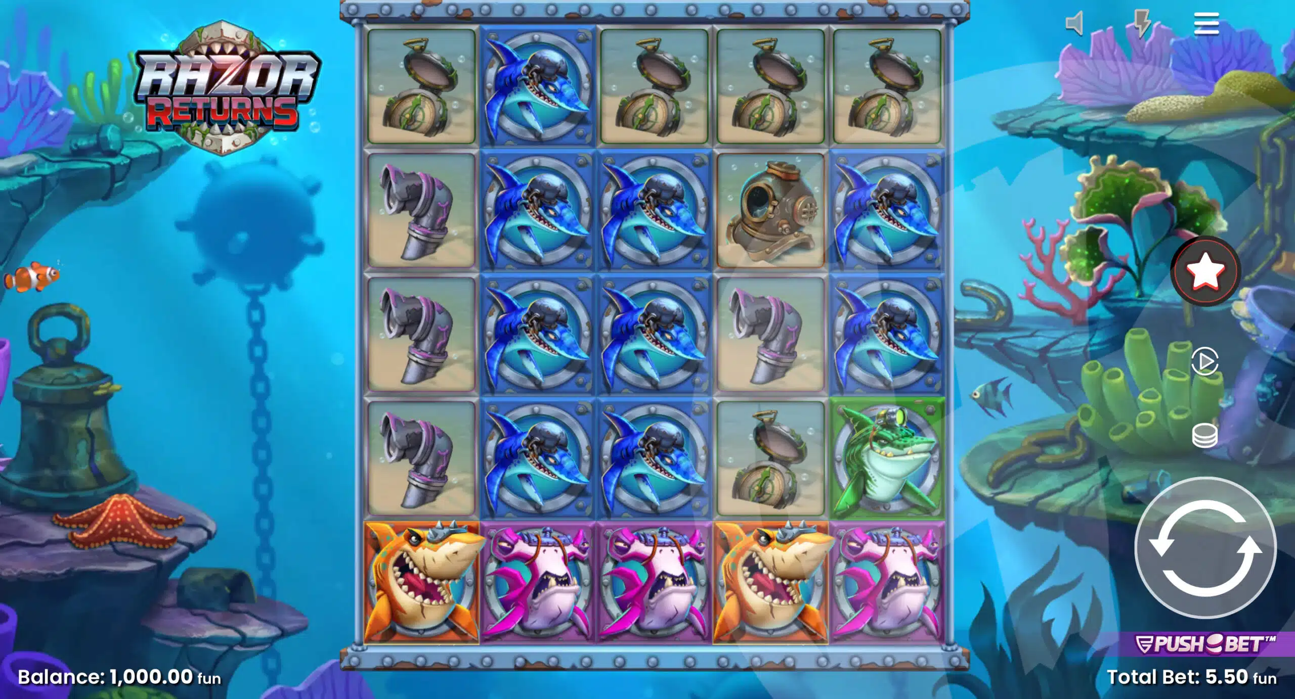 Razor Shark Slot By Push Gaming » Review + Demo Game