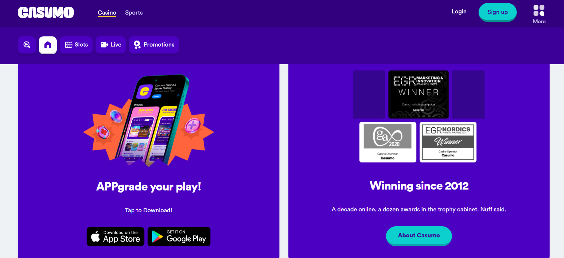Casumo App For Android & iOS