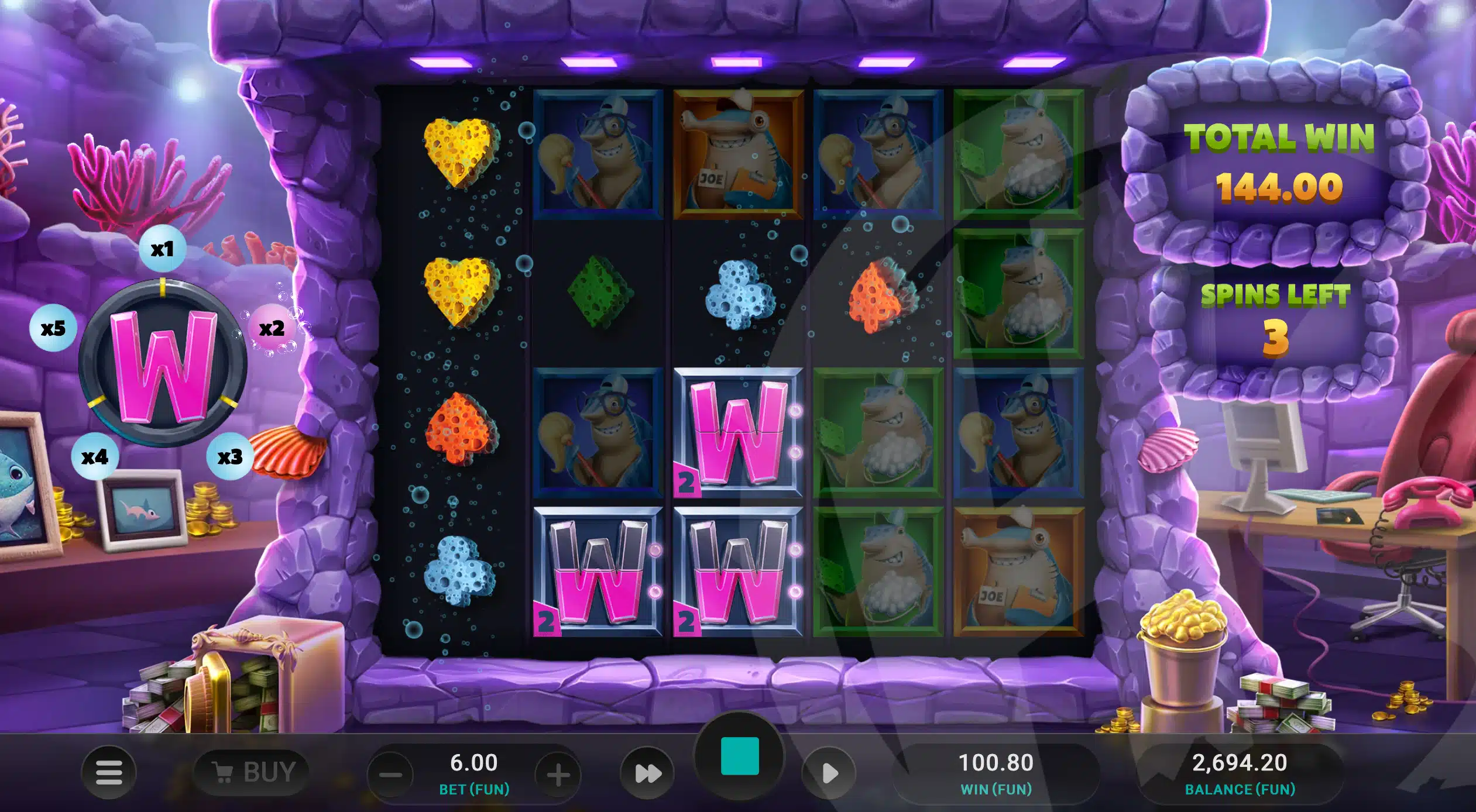 The Countdown Wild Feature and Associated Multiplier is Persistent During Free Spins