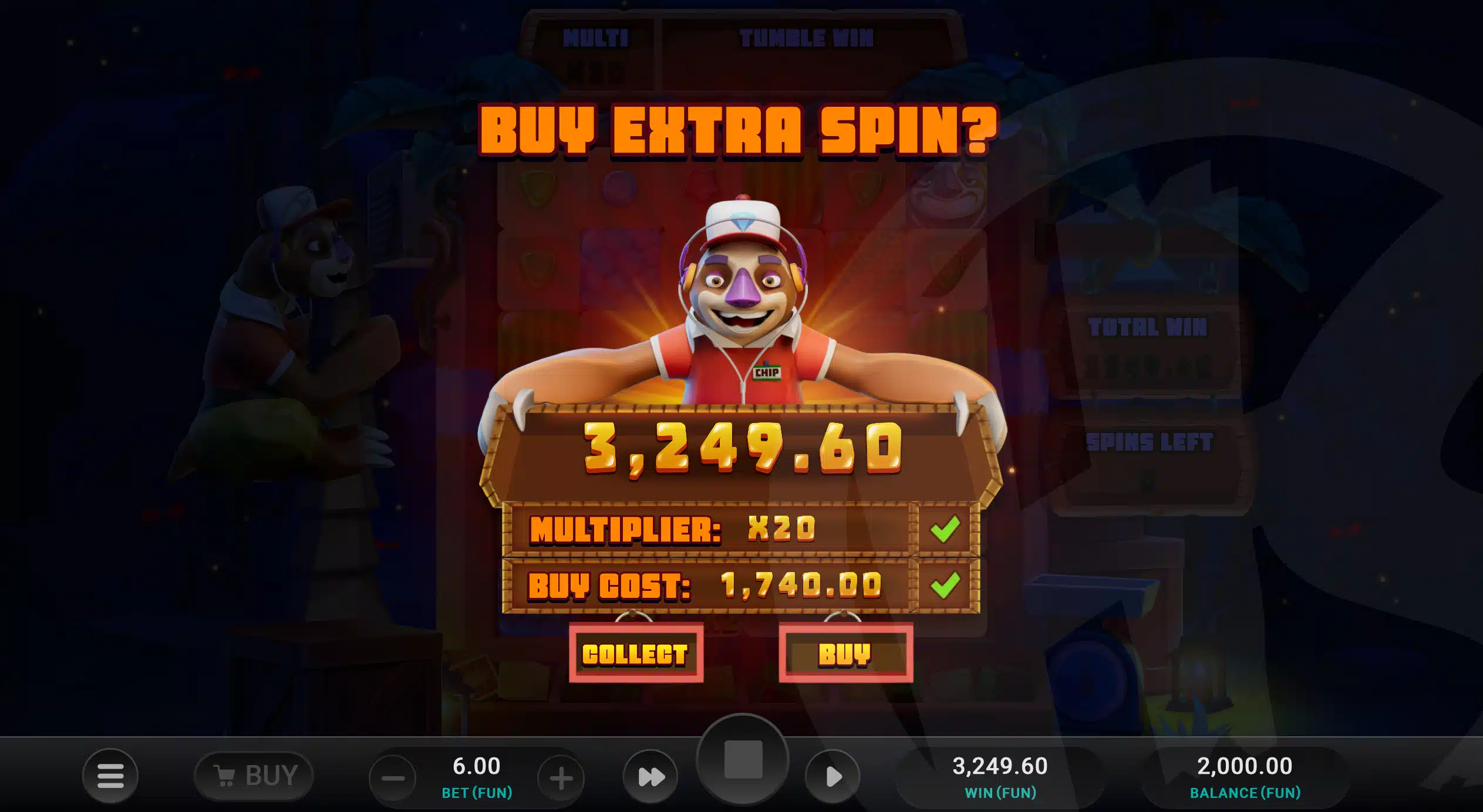 Players Can Buy an Extra Free Spin after Super Free Spins, Keeping Their Progressive Multiplier in Play