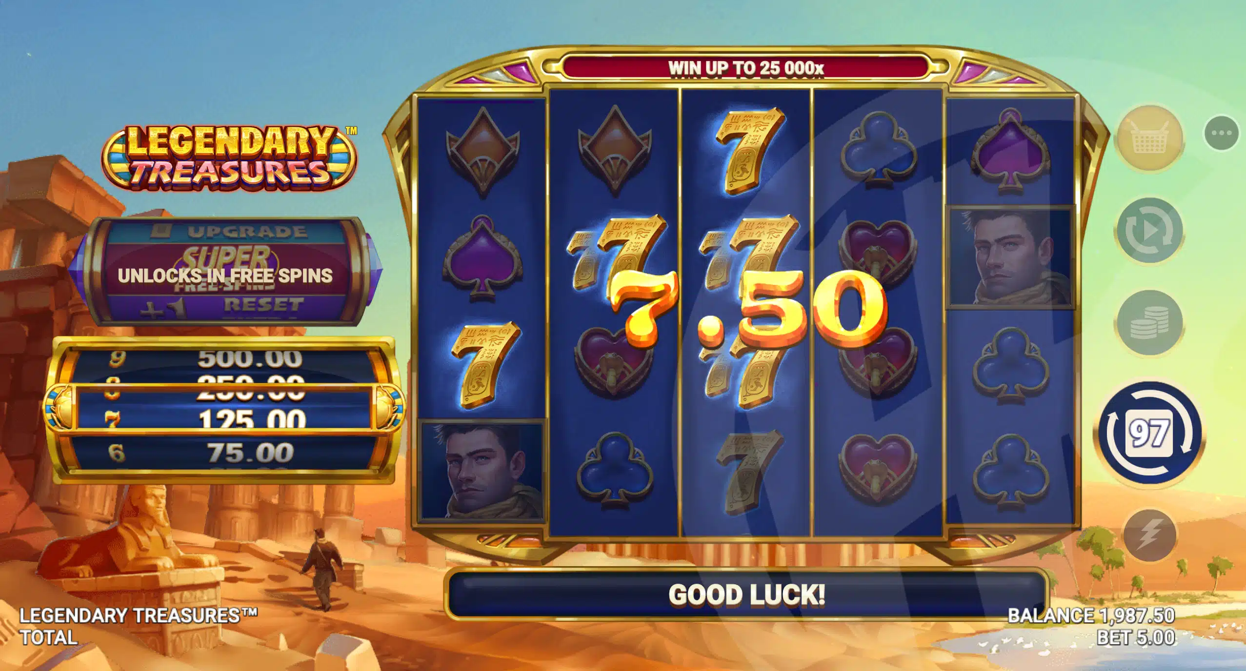 Legendary Treasures Offers Players 40 Fixed Win Lines