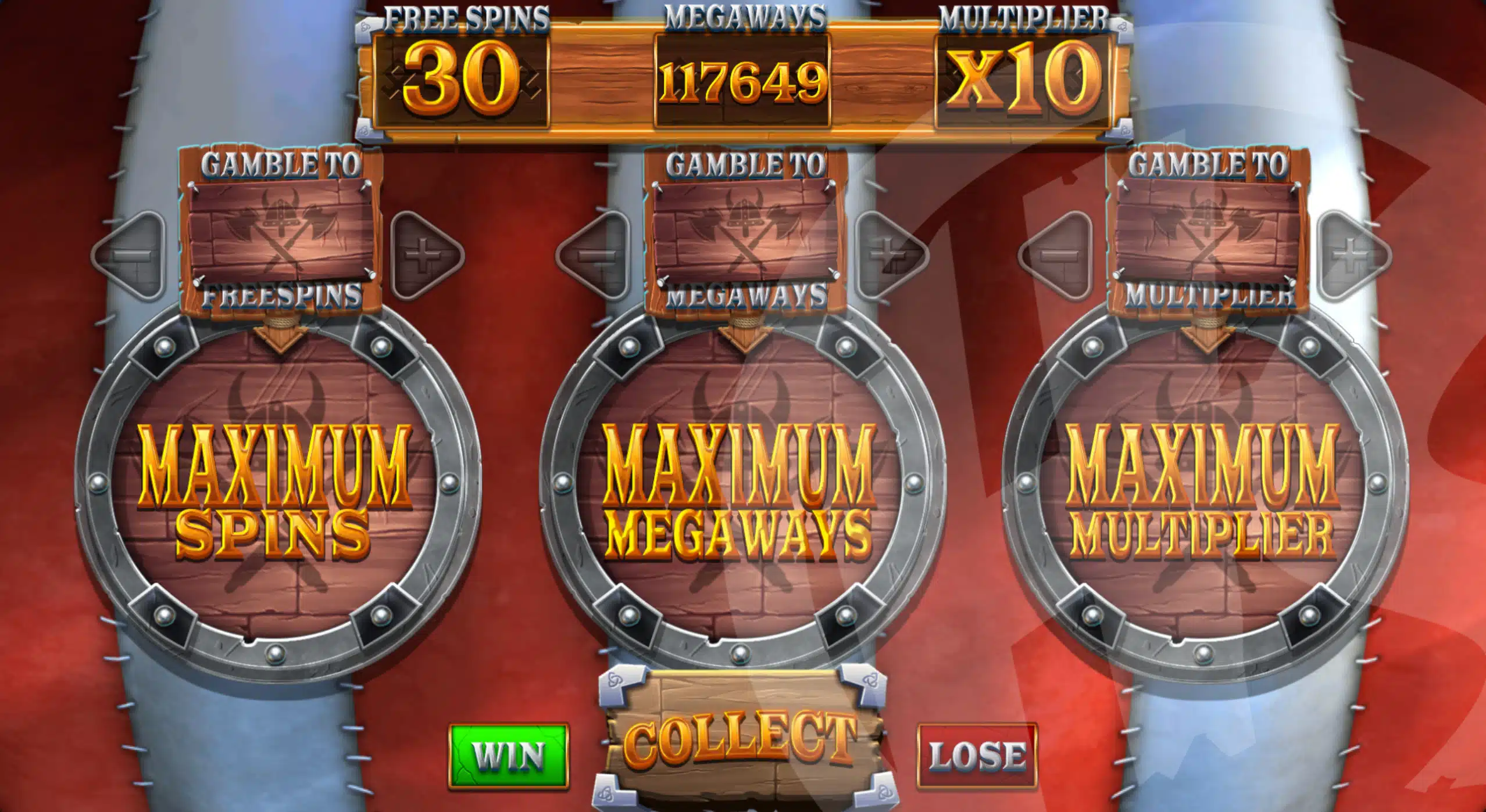 Gamble to Start Free Spins With up to 30 Spins, a x10 Starting Multiplier, and a Minimum of 117,649 Ways Guaranteed on Every Spin