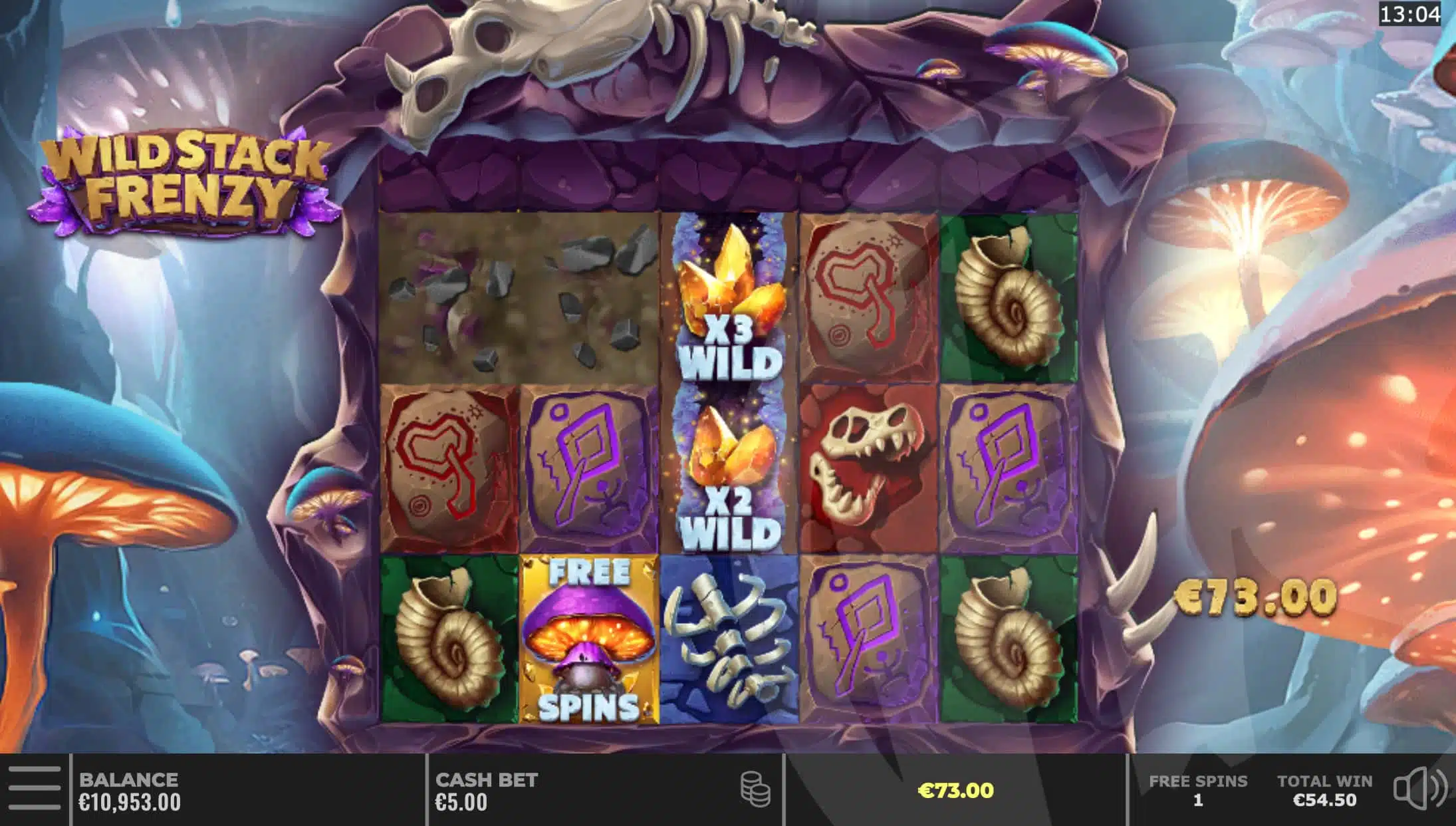 Wild Stacks Increase in Height During Free Spins