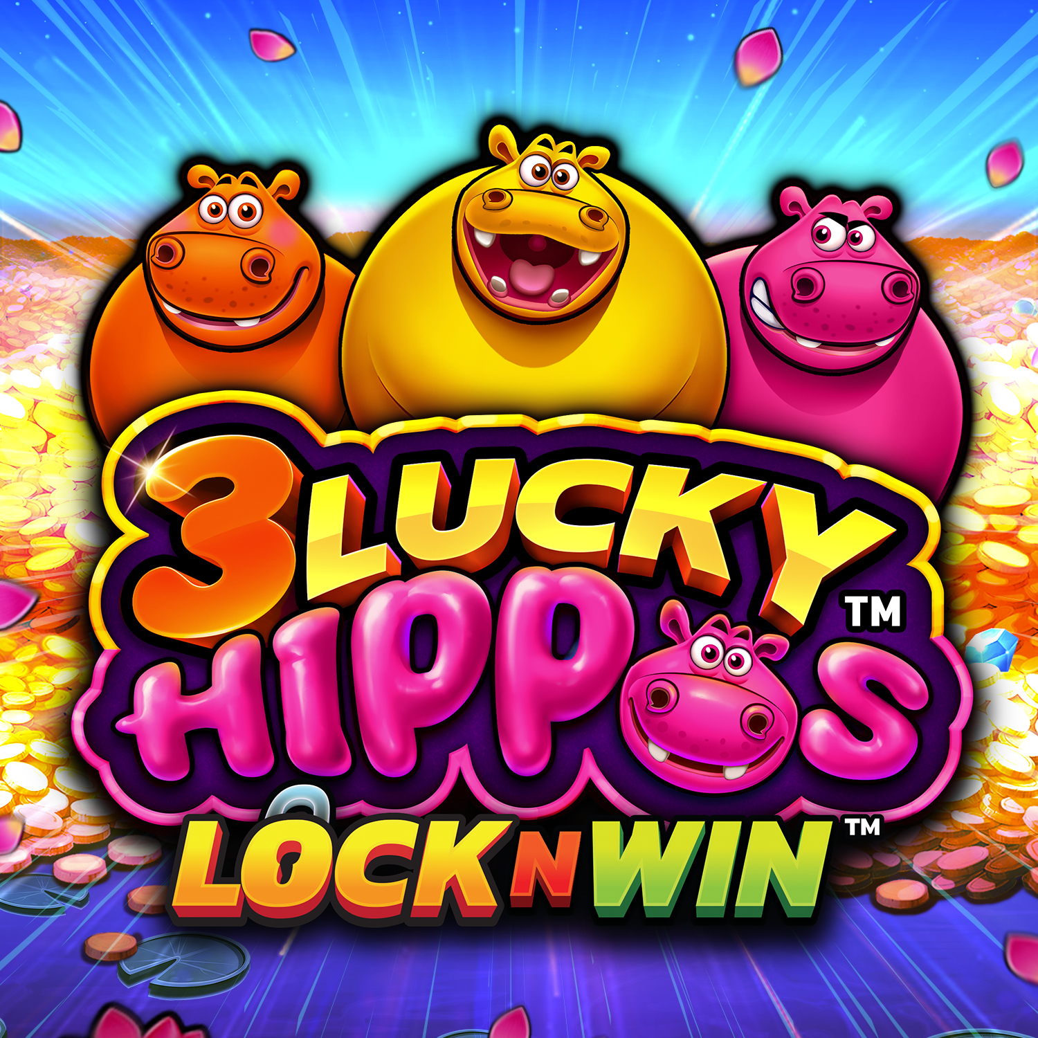 3 Lucky Hippos slot