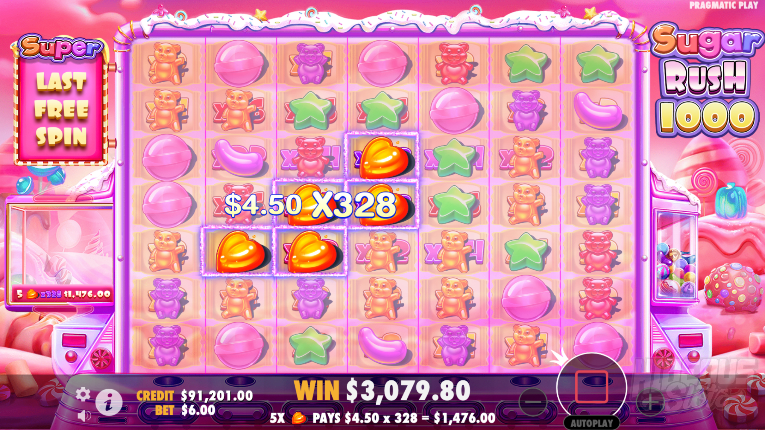 Sugar Rush 1000 Super Free Spins