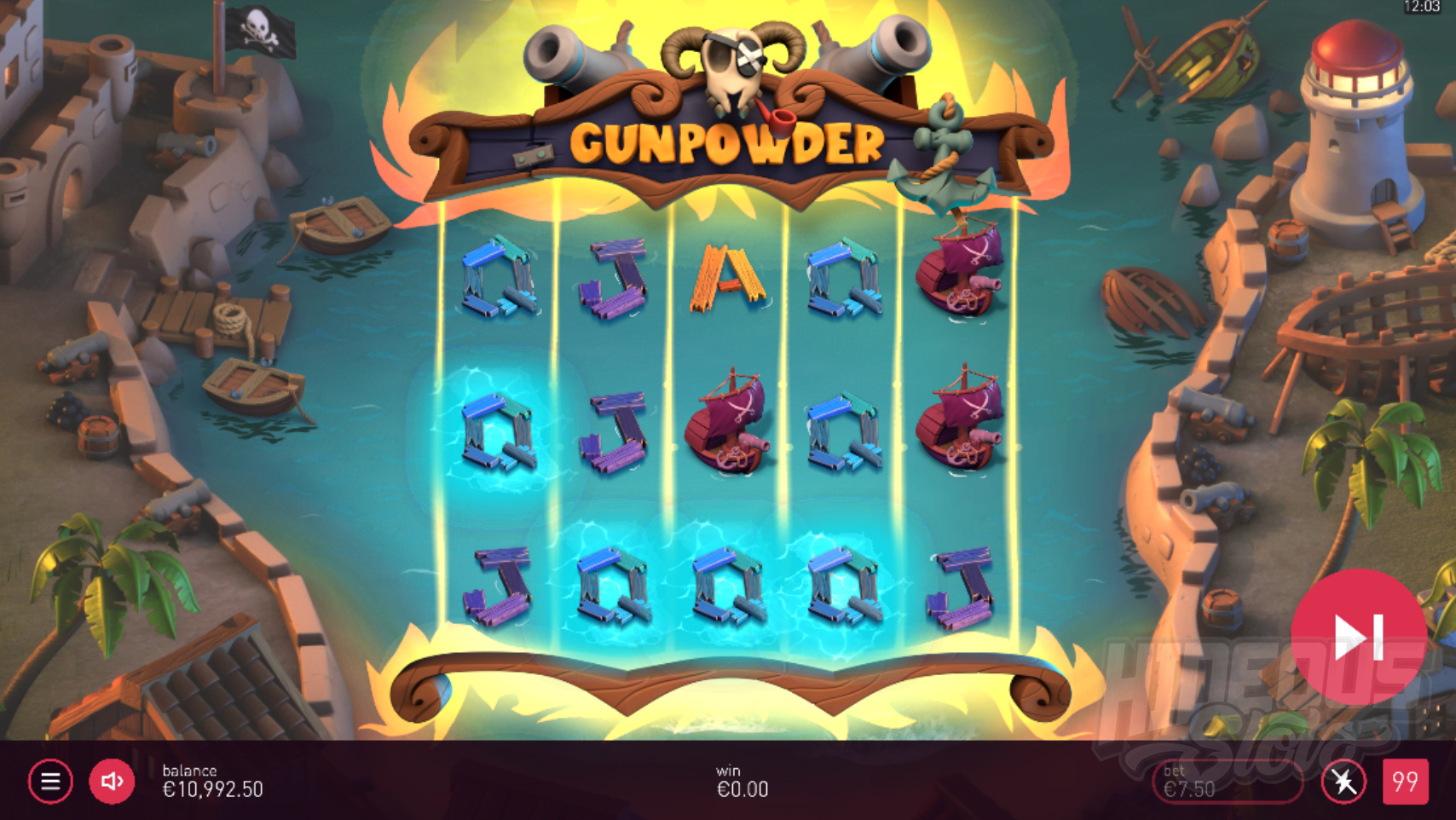 Gunpowder Offers Players 10 Fixed Win Lines