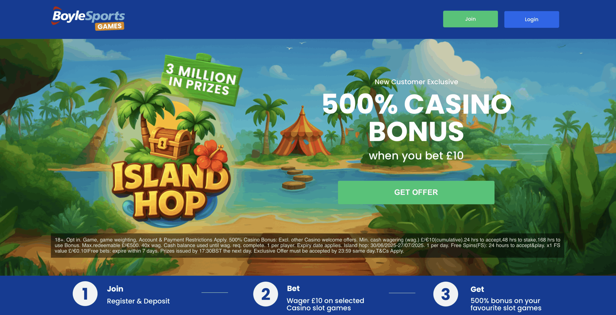 Boyle Sports Welcome Bonus