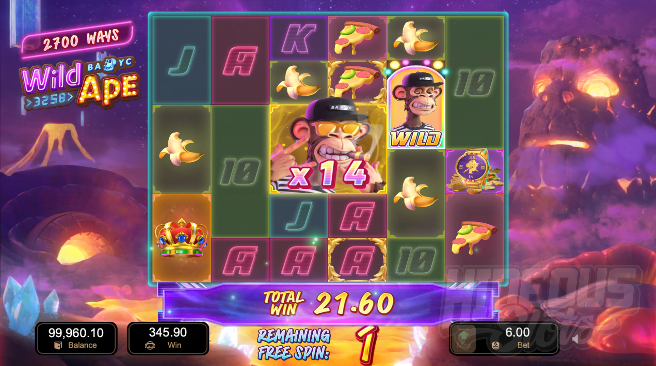 Wild Ape #3258 Free Spins