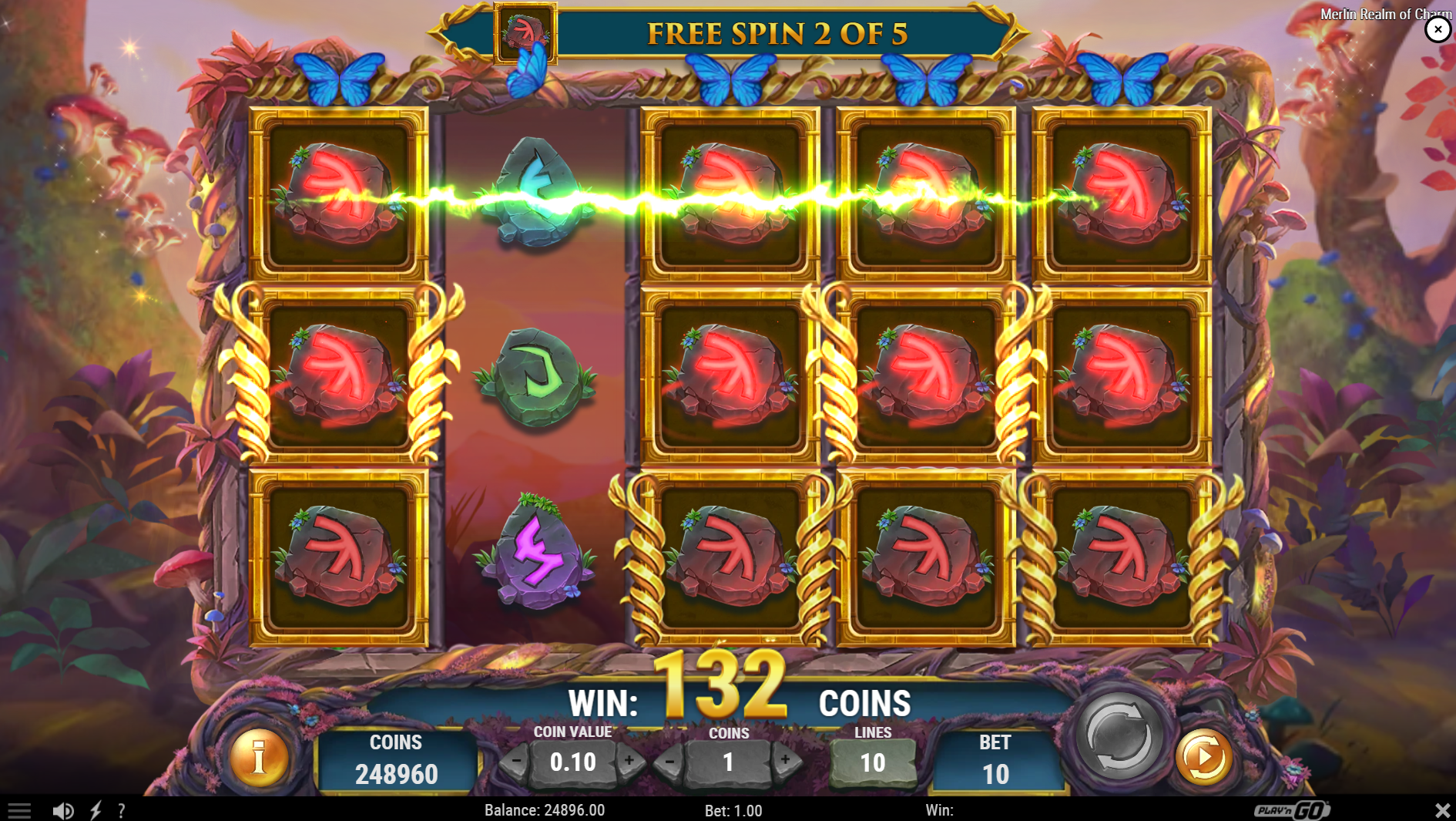 Special symbol sticks throughout free spins. Create full expansions for big wins