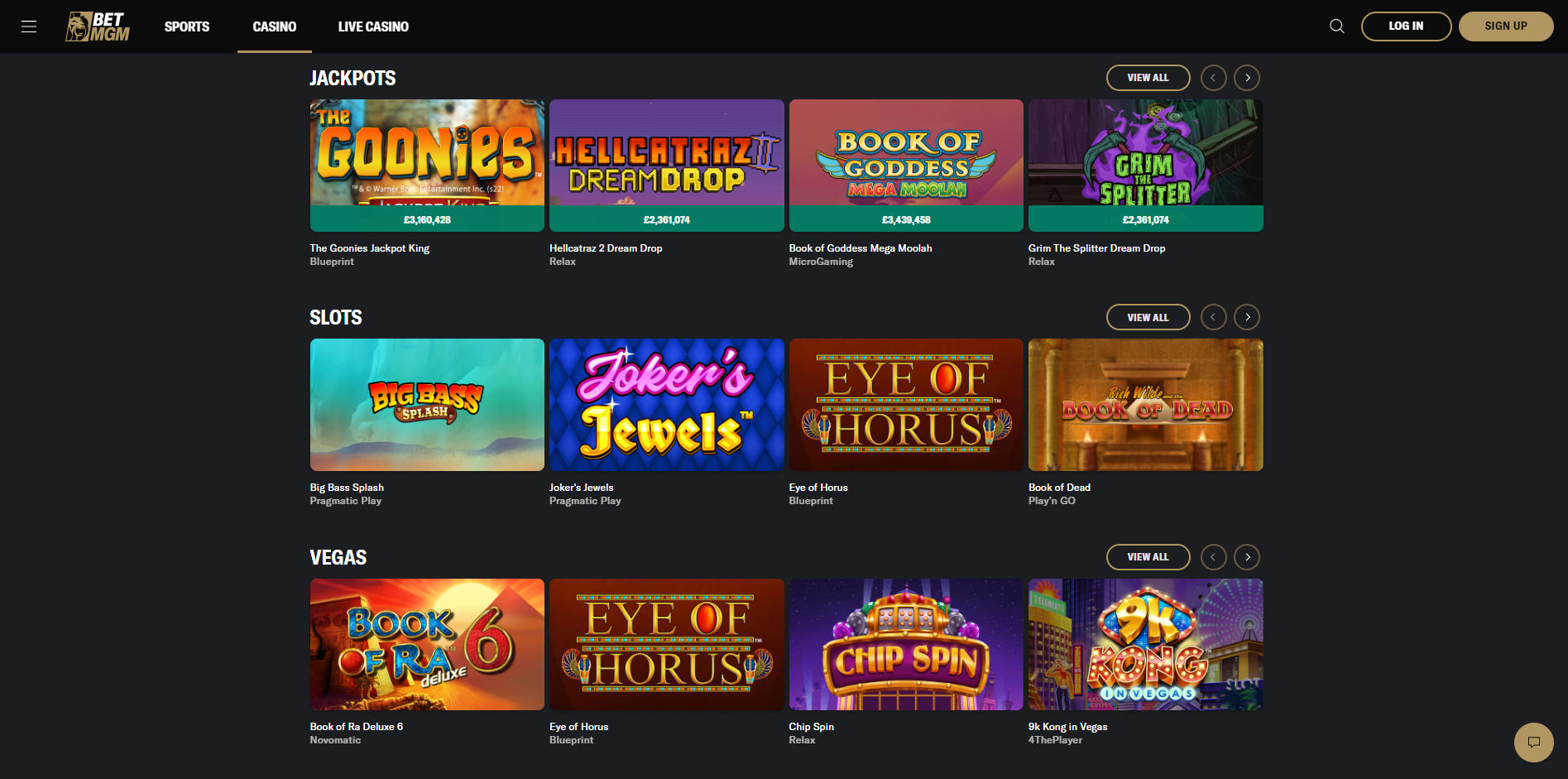 BetMGM Games