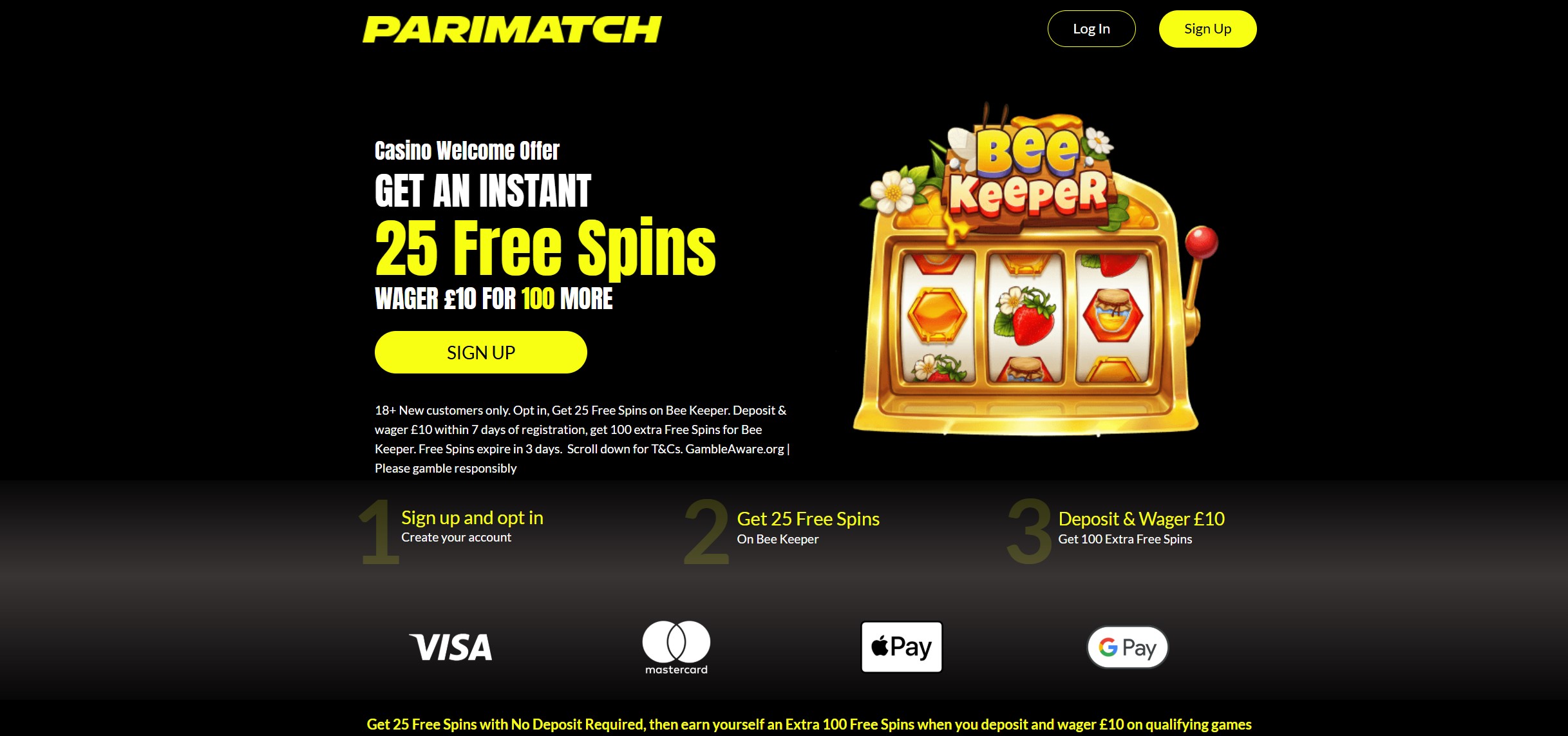 Parimatch Welcome Bonus