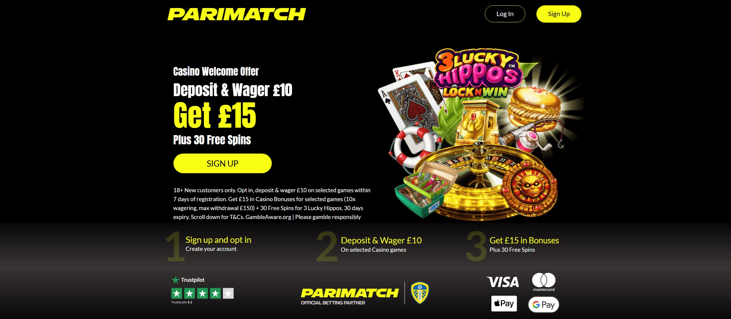 Parimatch Welcome Bonus