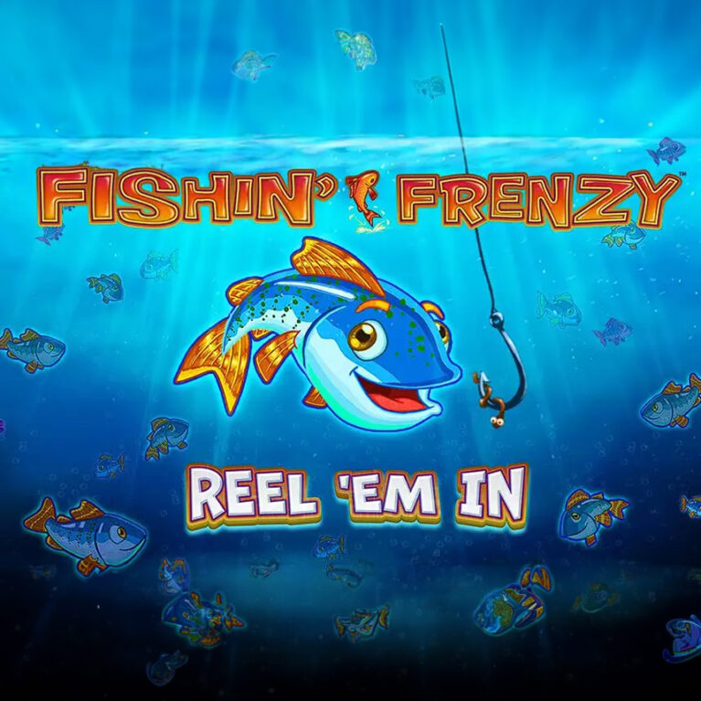 Fishin' Frenzy Reel 'Em In Logo