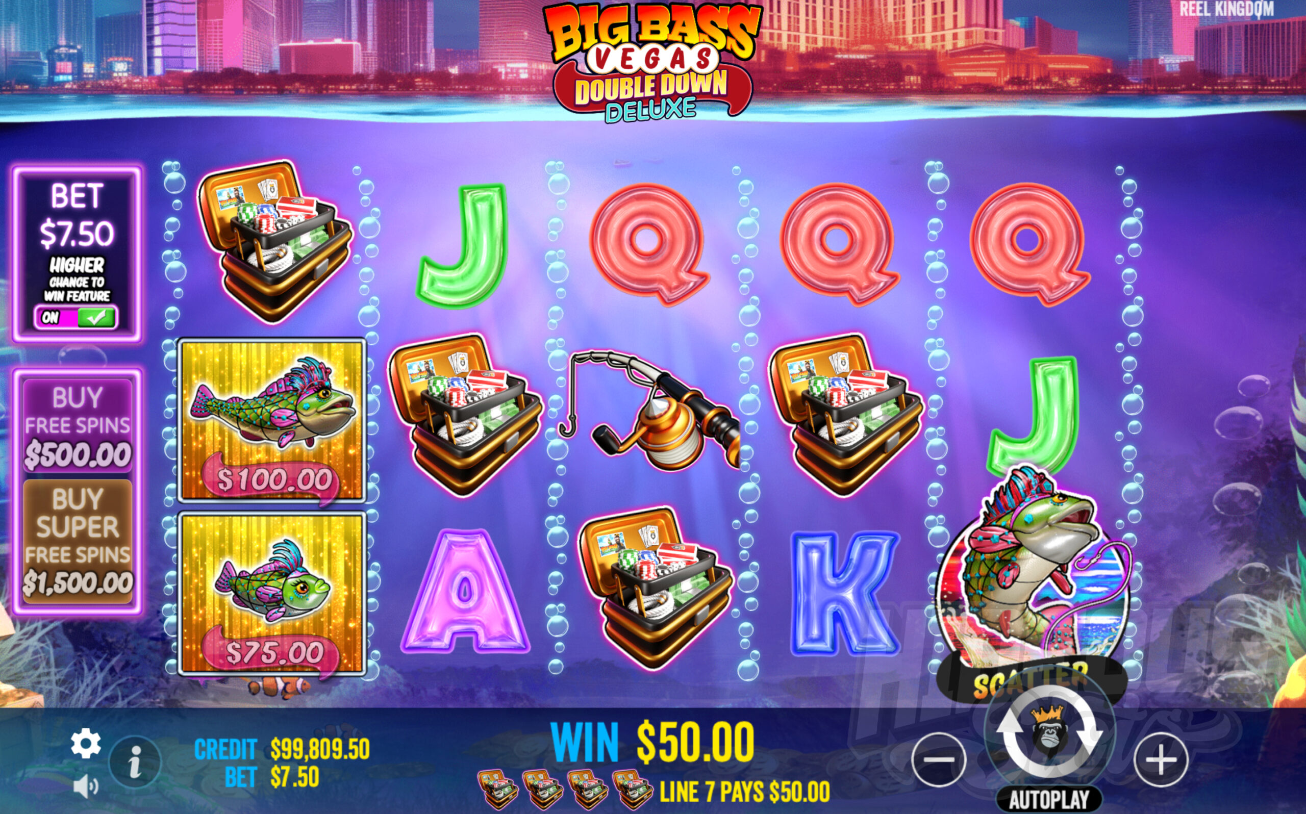 Big Bass Vegas Double Down Deluxe Offers Players 10 Fixed Win Lines