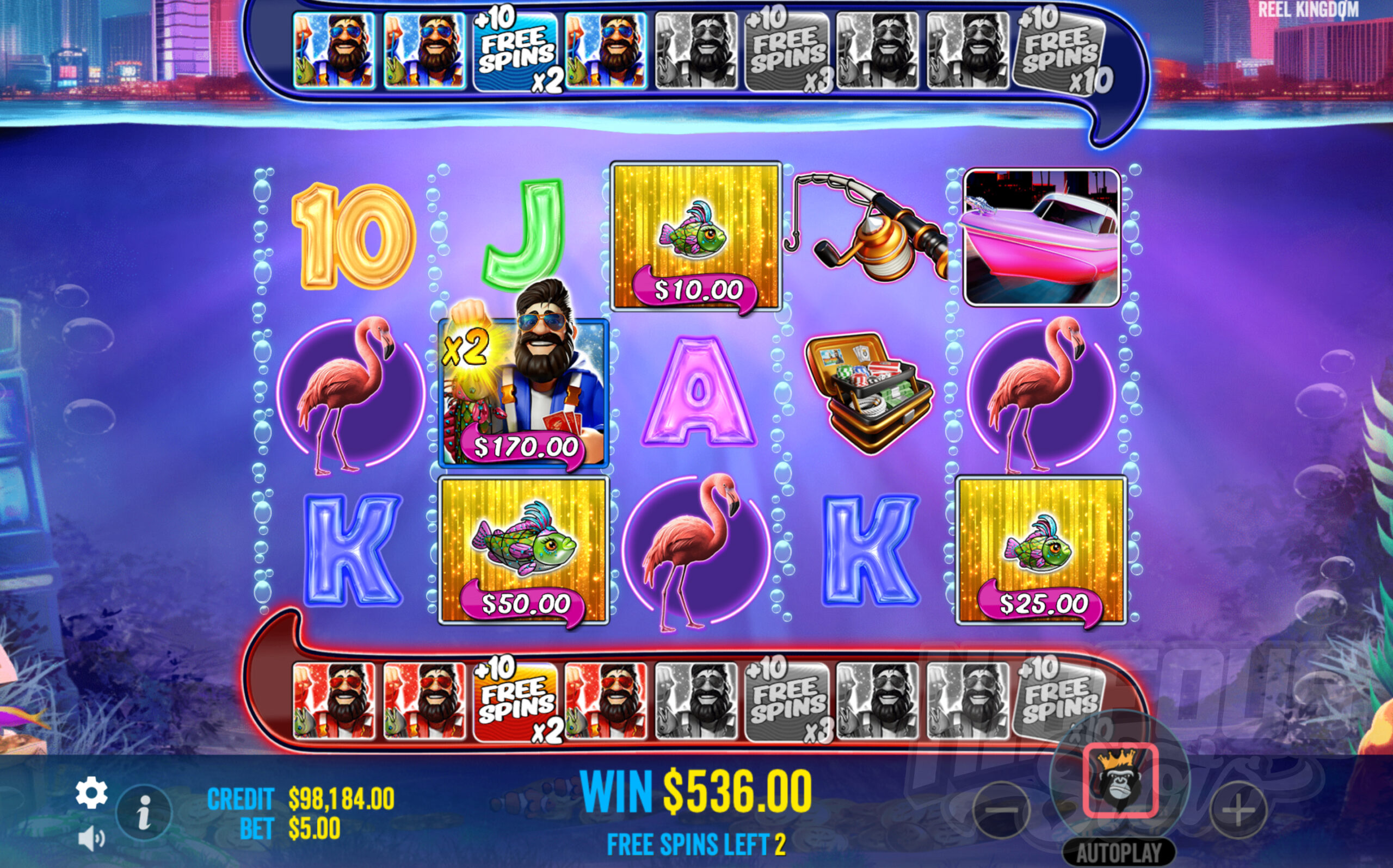 Big Bass Vegas Double Down Deluxe Super Free Spins