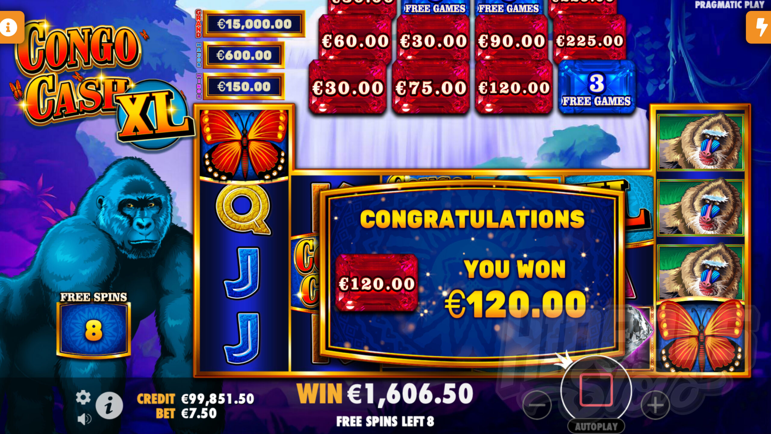 Congo Cash XL Free Spins