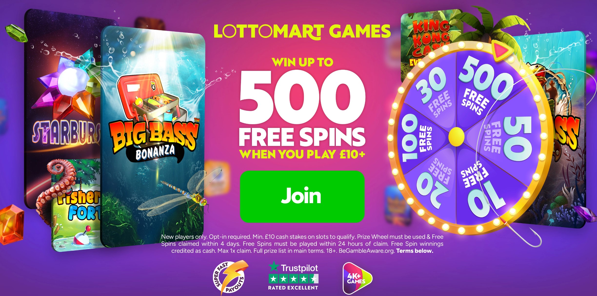 Lottomart Welcome Bonus