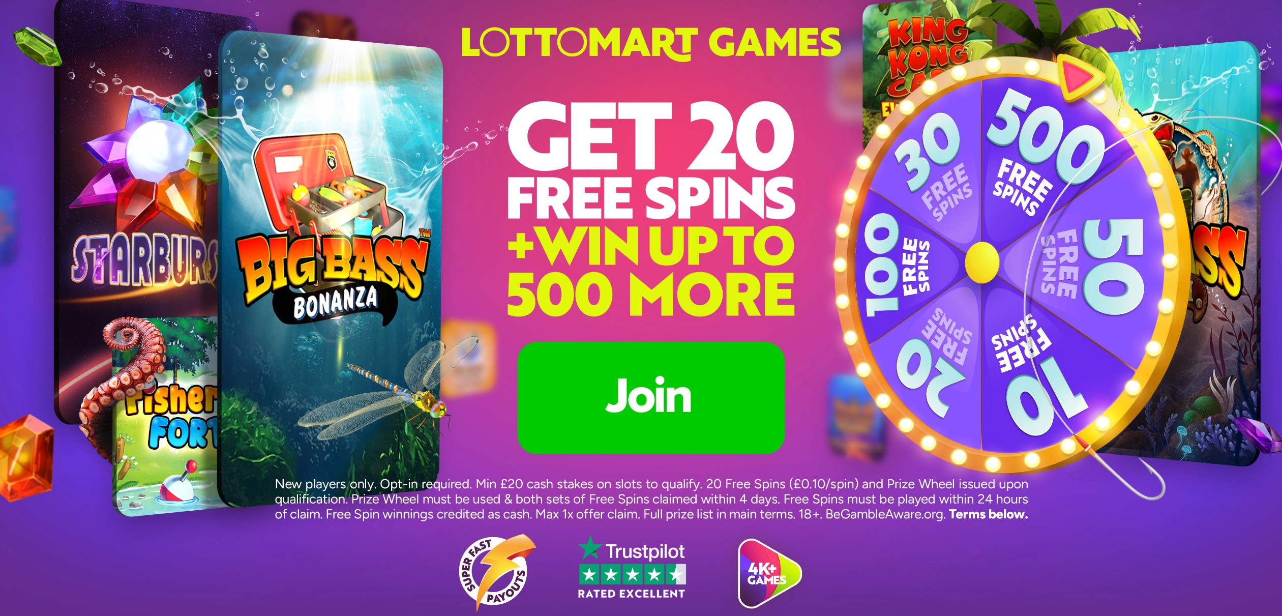 Lottomart Welcome Bonus