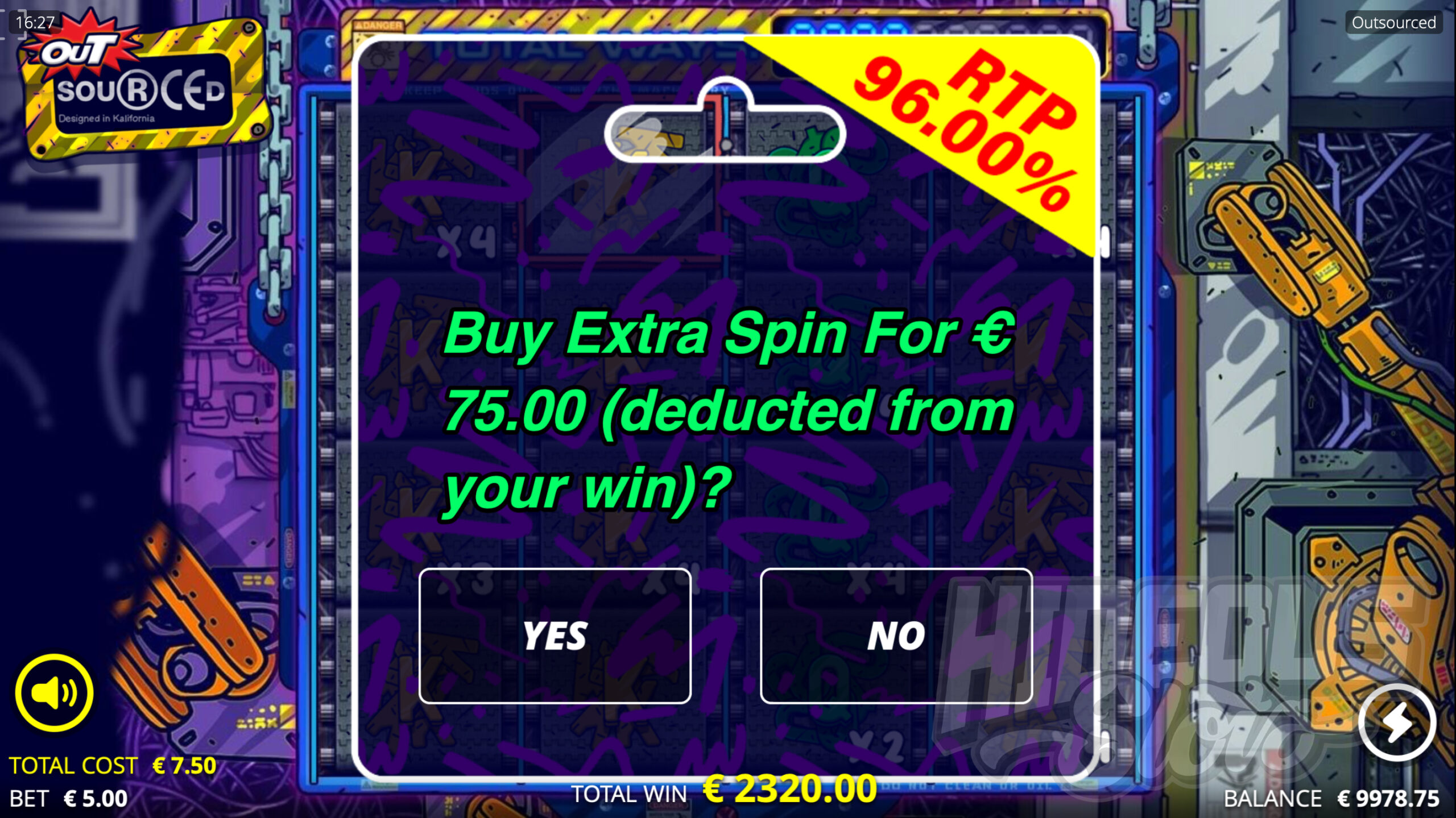 Outsourced Extra Spin