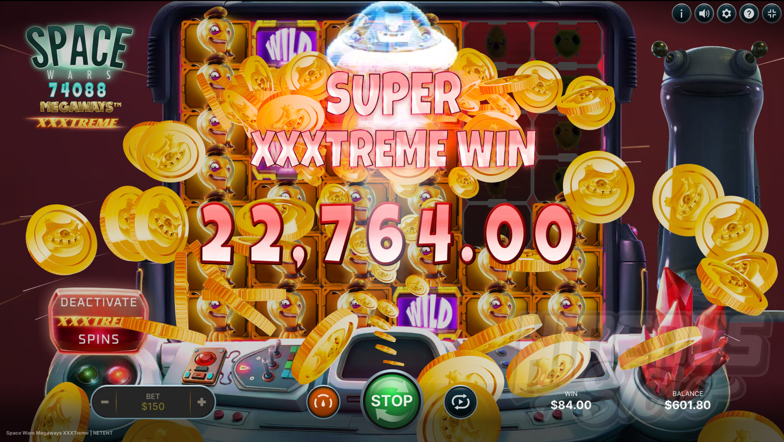 Space Wars Megaways XXXtreme Has a Maximum Win Potential of 14,400x Bet