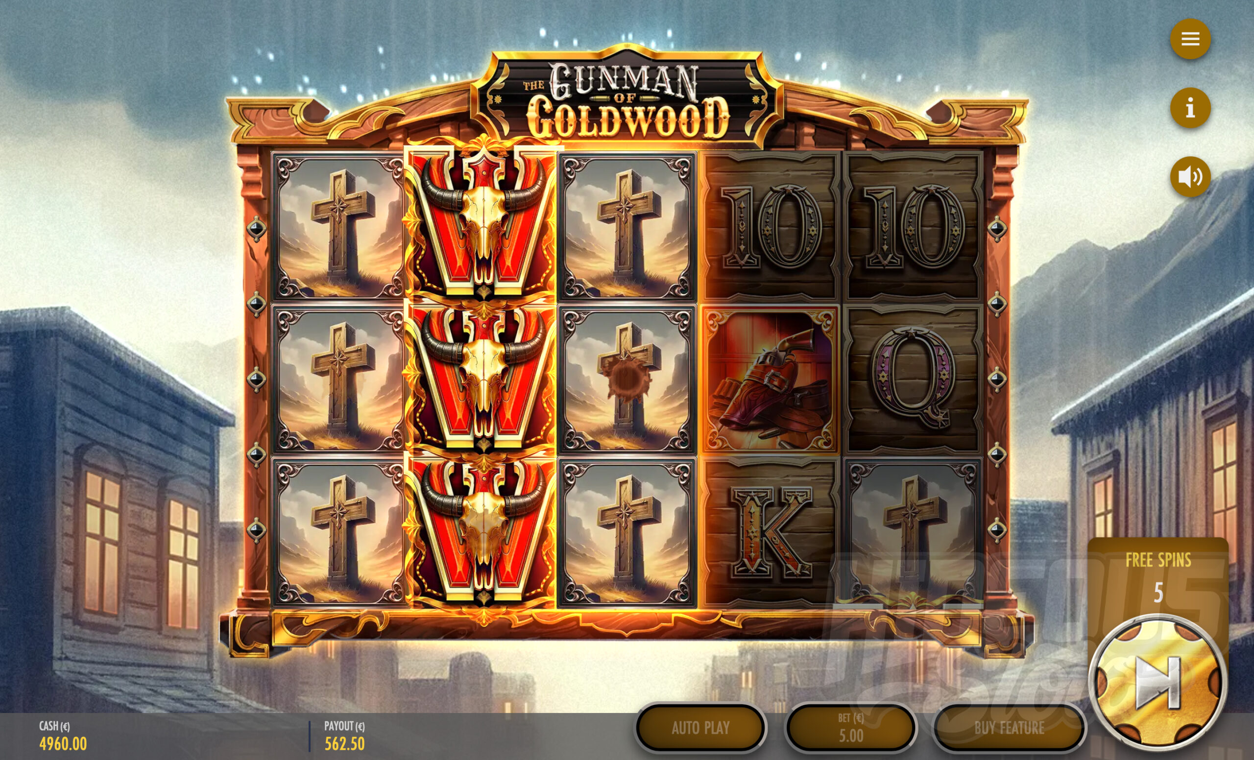 The Gunman of Goldwood Bonus Game