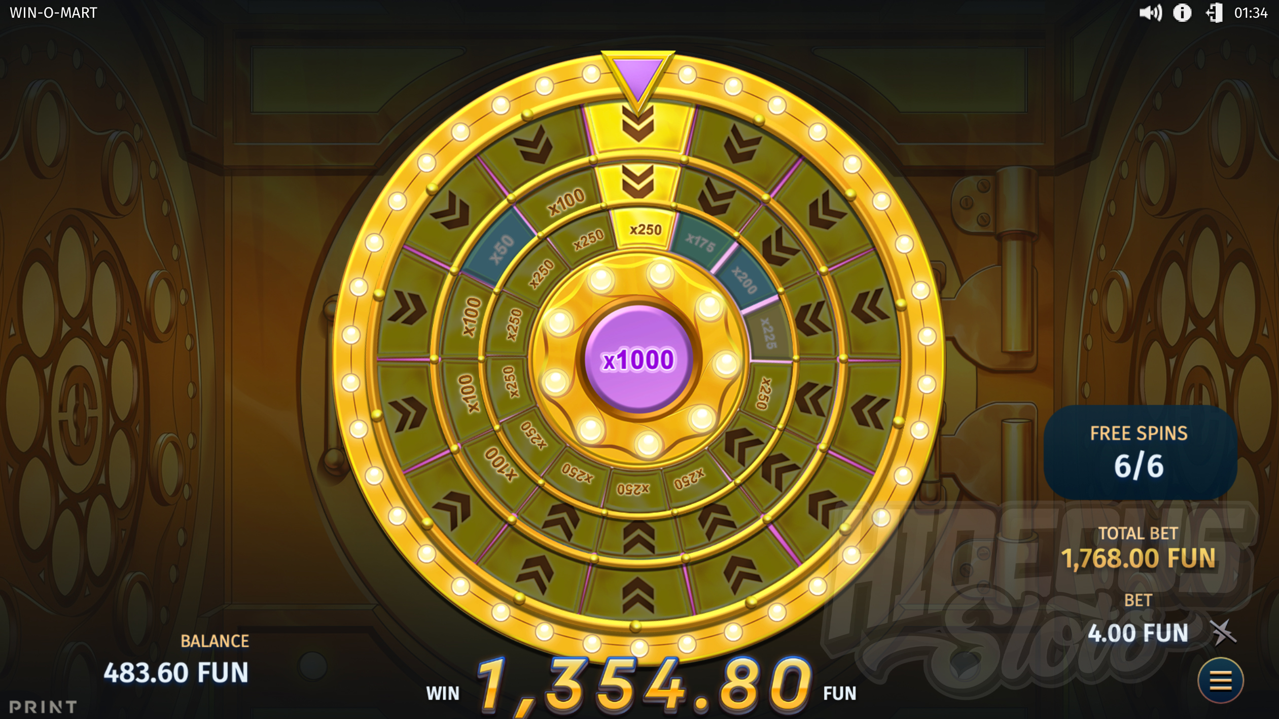 Win-O-Mart Level 4 (Loyalty Wheel)