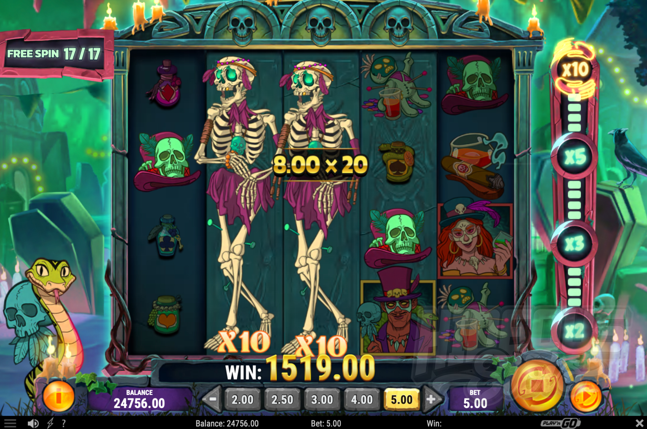 Baron Lord of Saturday Free Spins