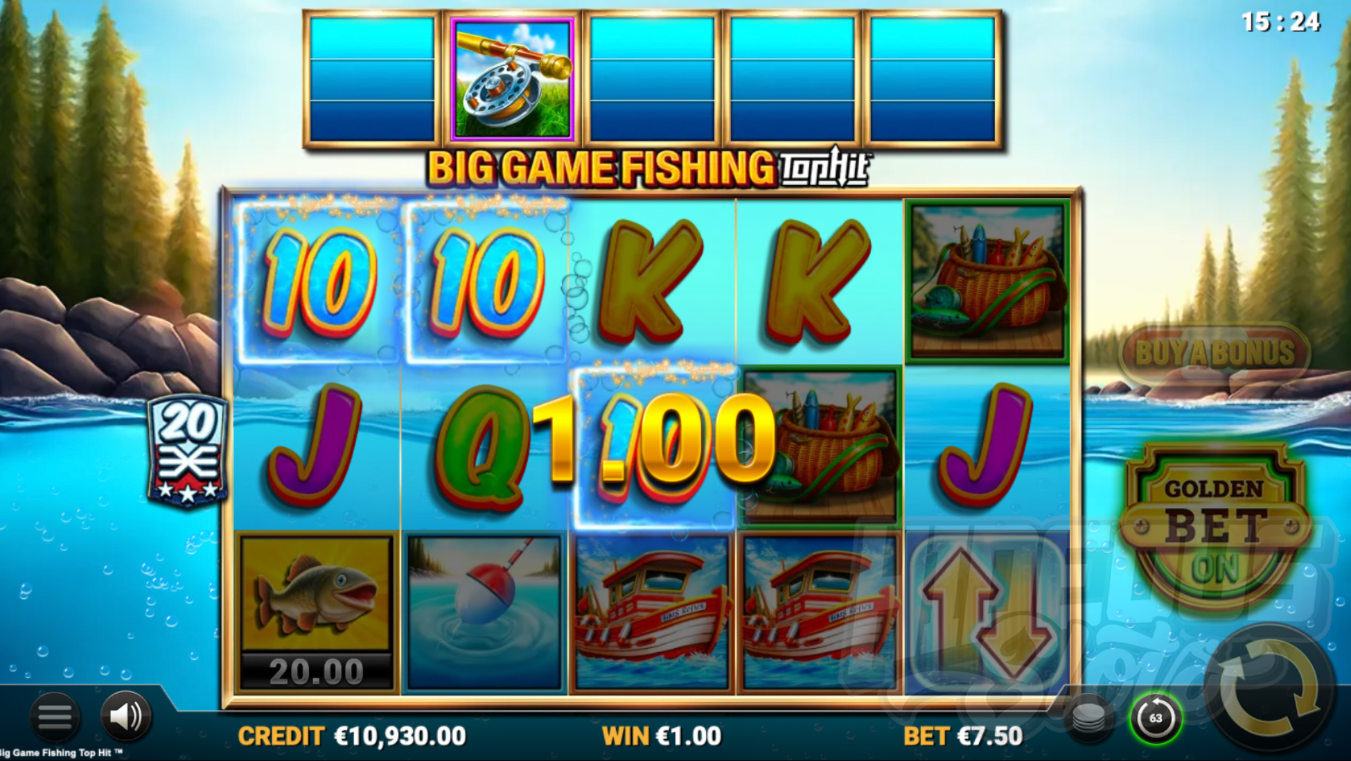 Big Game Fishing TopHit Offers Players 20 Fixed Win Lines