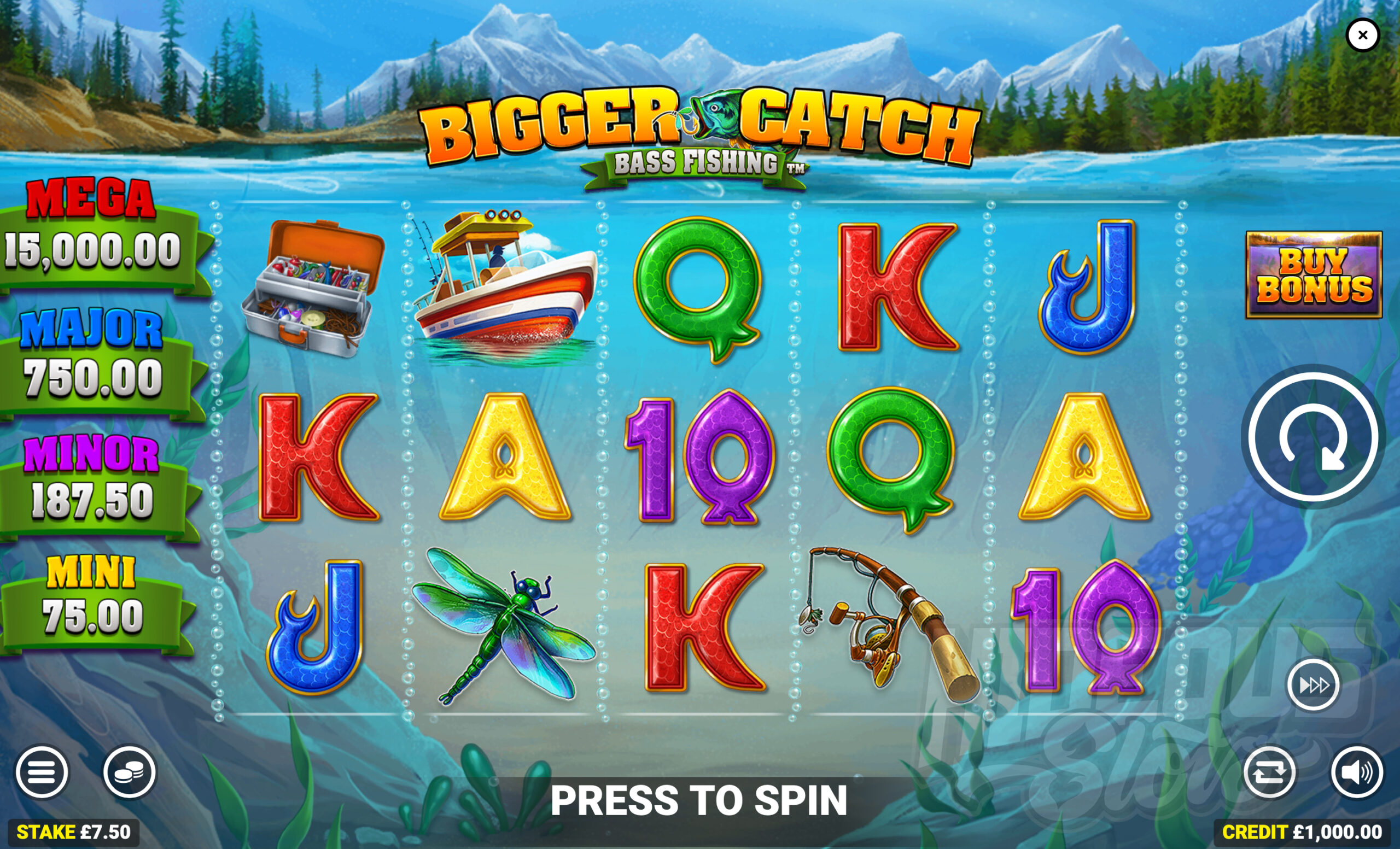 Bigger Catch Bass Fishing Base Game