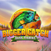 Bigger Catch Bass Fishing Logo