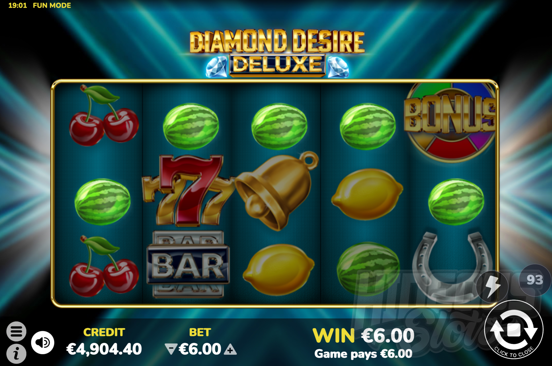 Diamond Desire Deluxe Offers Players 15 Fixed Win Lines