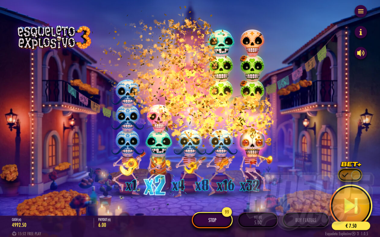 Esqueleto Explosivo 3 Slot Review | Thunderkick