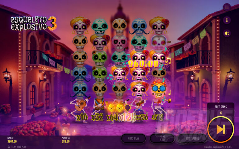 Esqueleto Explosivo 3 Slot Review | Thunderkick
