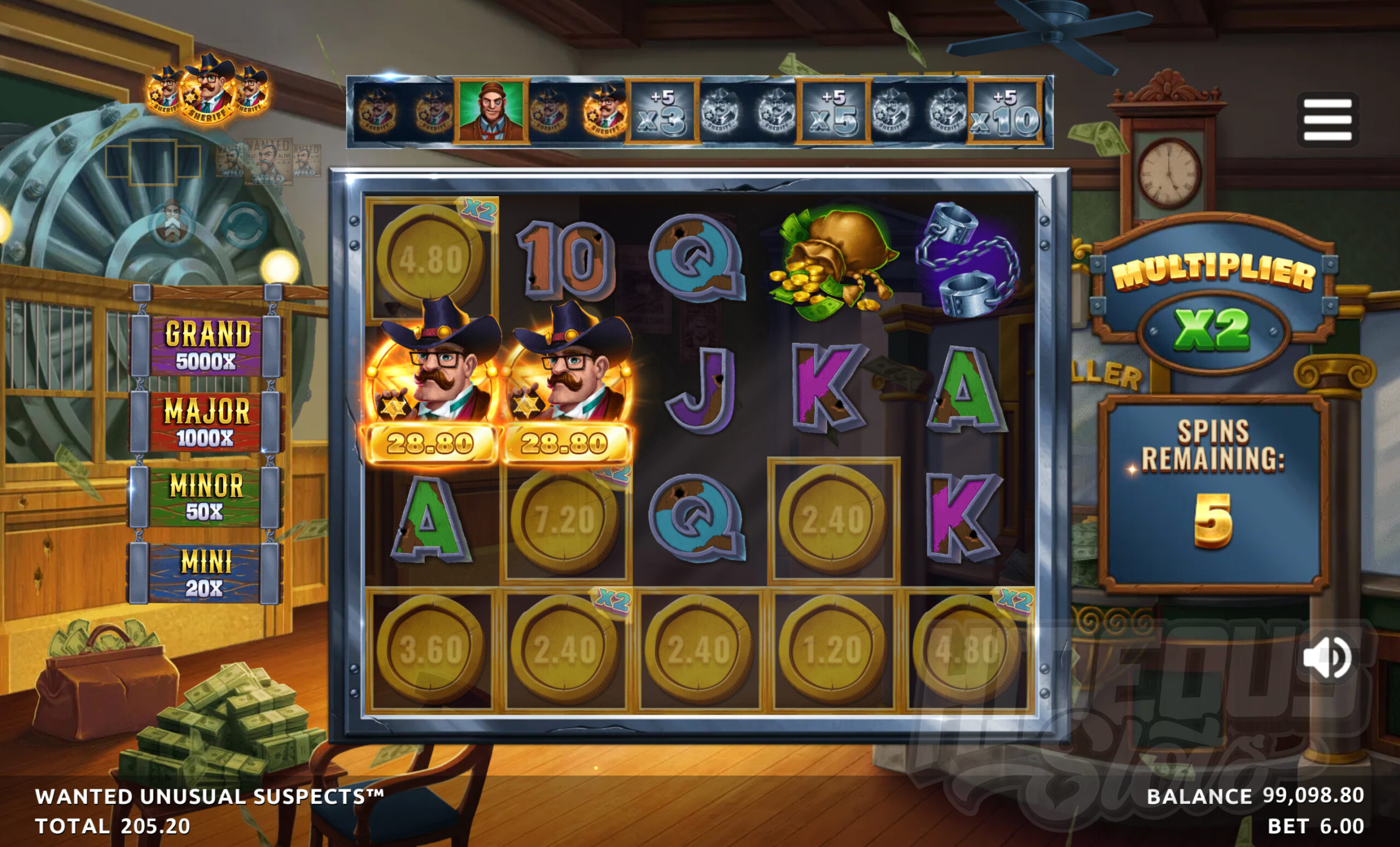 Wanted Unusual Suspects Free Spins