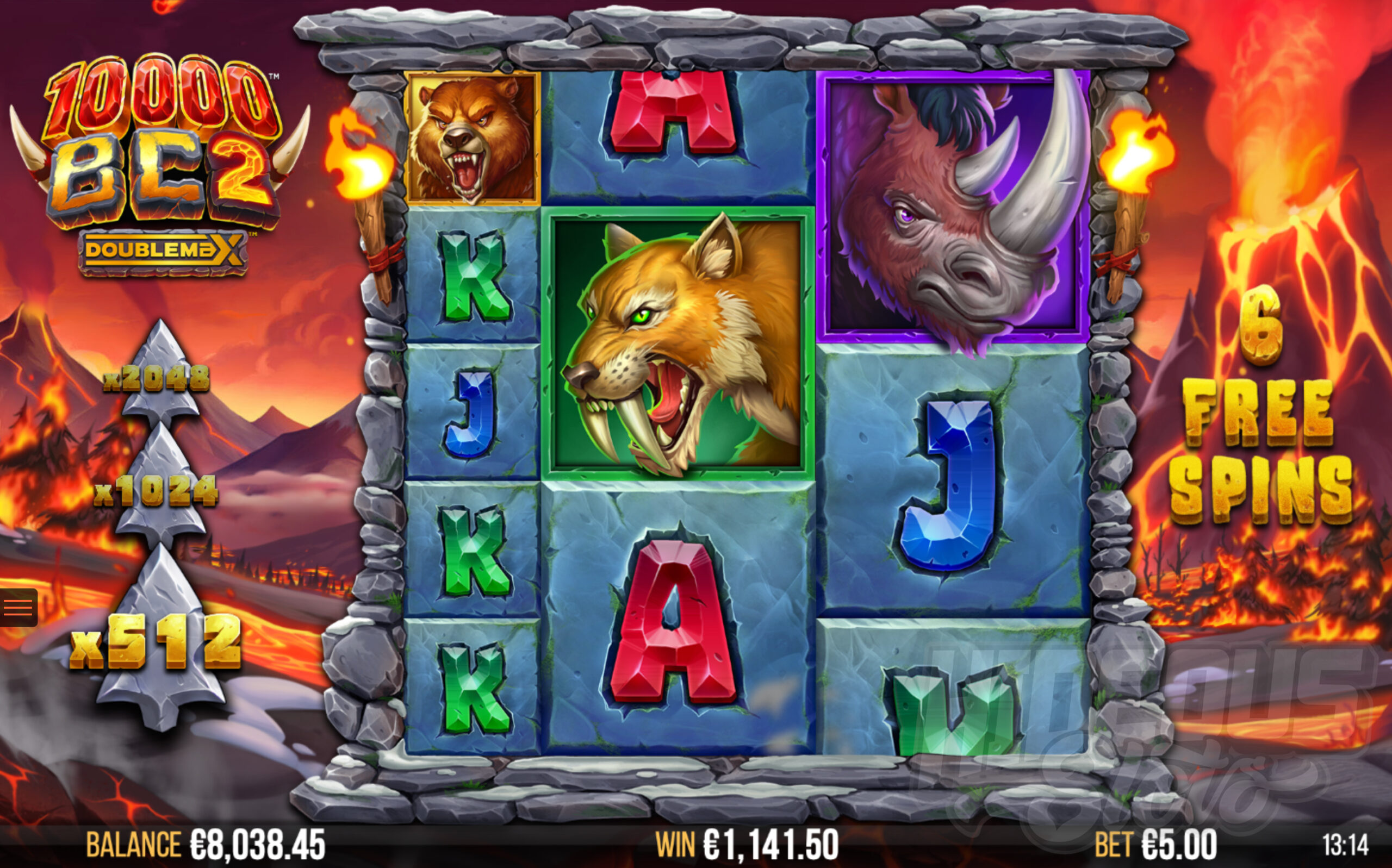 10000 BC 2 DoubleMax Free Spins