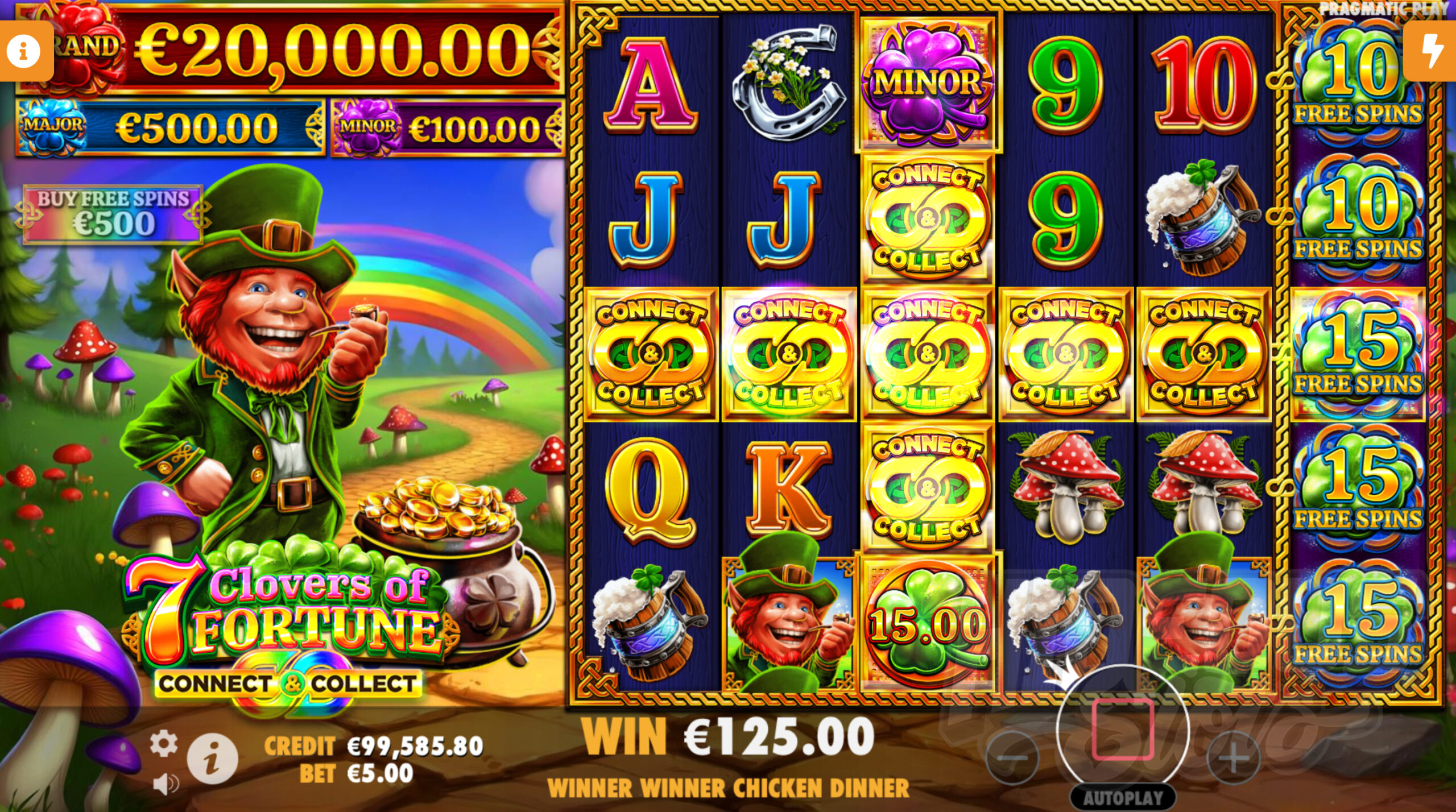 Reach a Free Spins Symbol With Connect and Collect Symbols to Trigger Free Spins