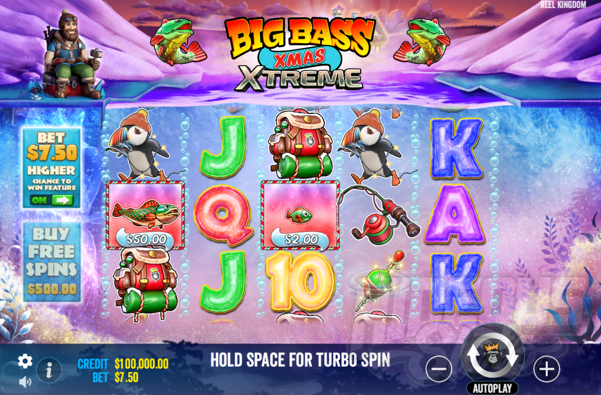 Big Bass Xmas Xtreme Base Game