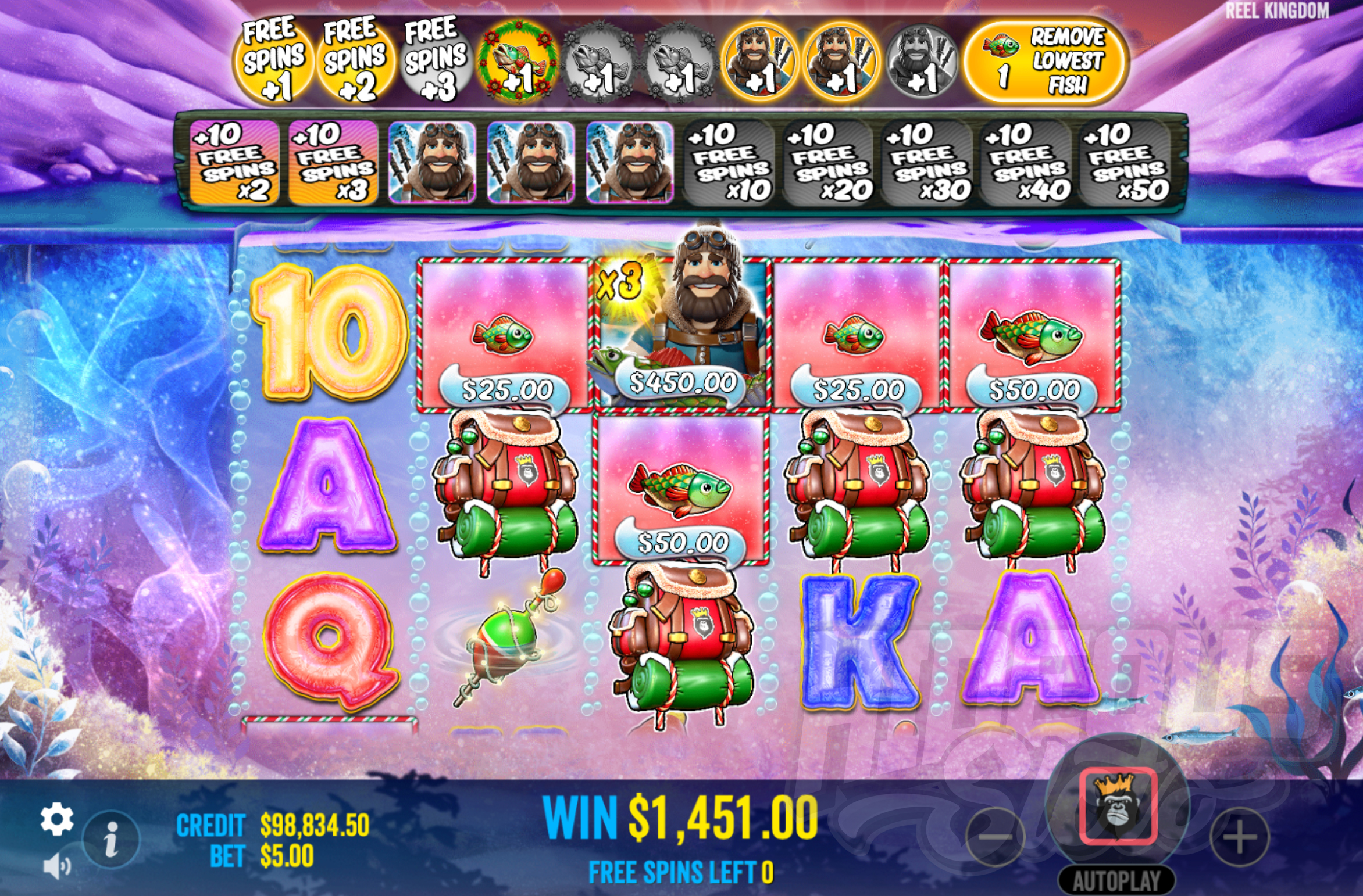 Big Bass Xmas Xtreme Free Spins