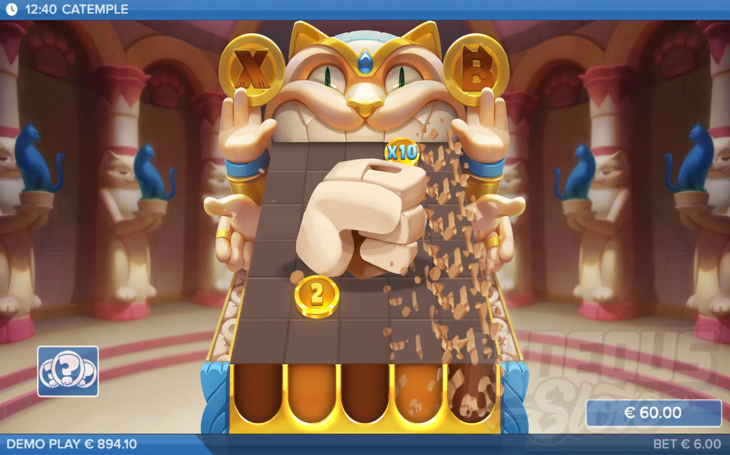 The Paw Strike Symbol Removes all Non Winning Symbols, Moving Golden Coins to the Collect Zone