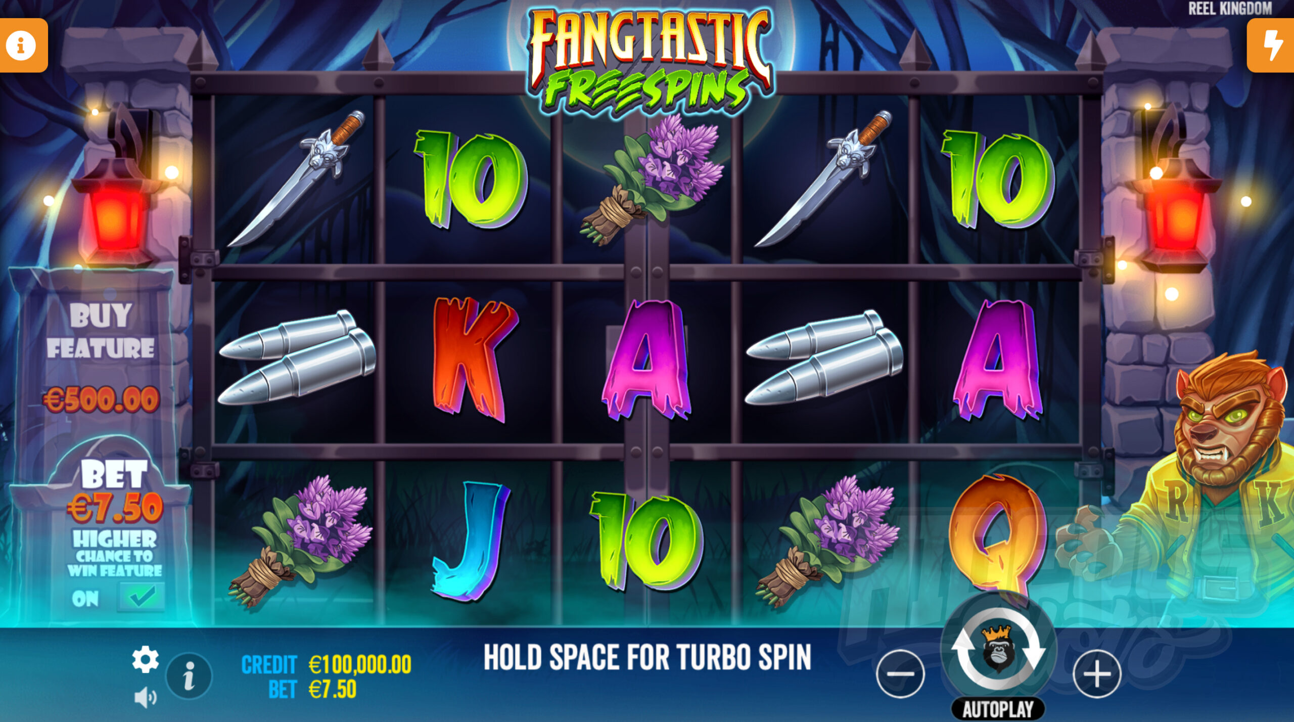 Fangtastic Freespins Base Game