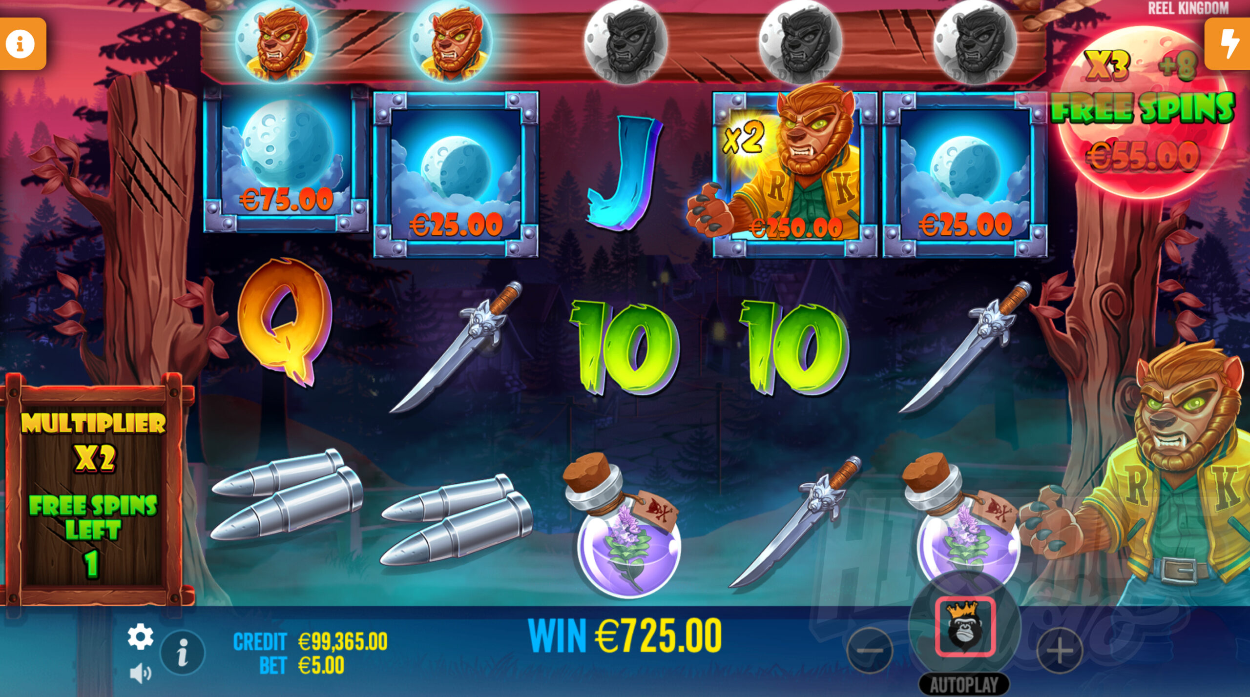 Fangtastic Freespins Free Spins