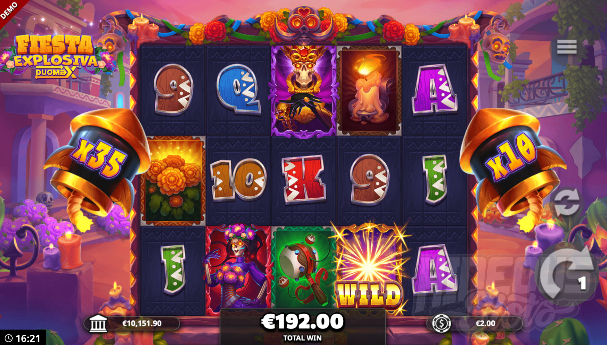 Fiesta Explosiva DuoMax Festival Free Spins