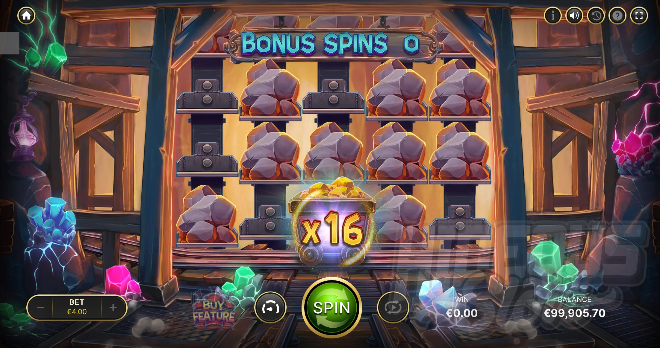 Mine Blown Bonus Spins