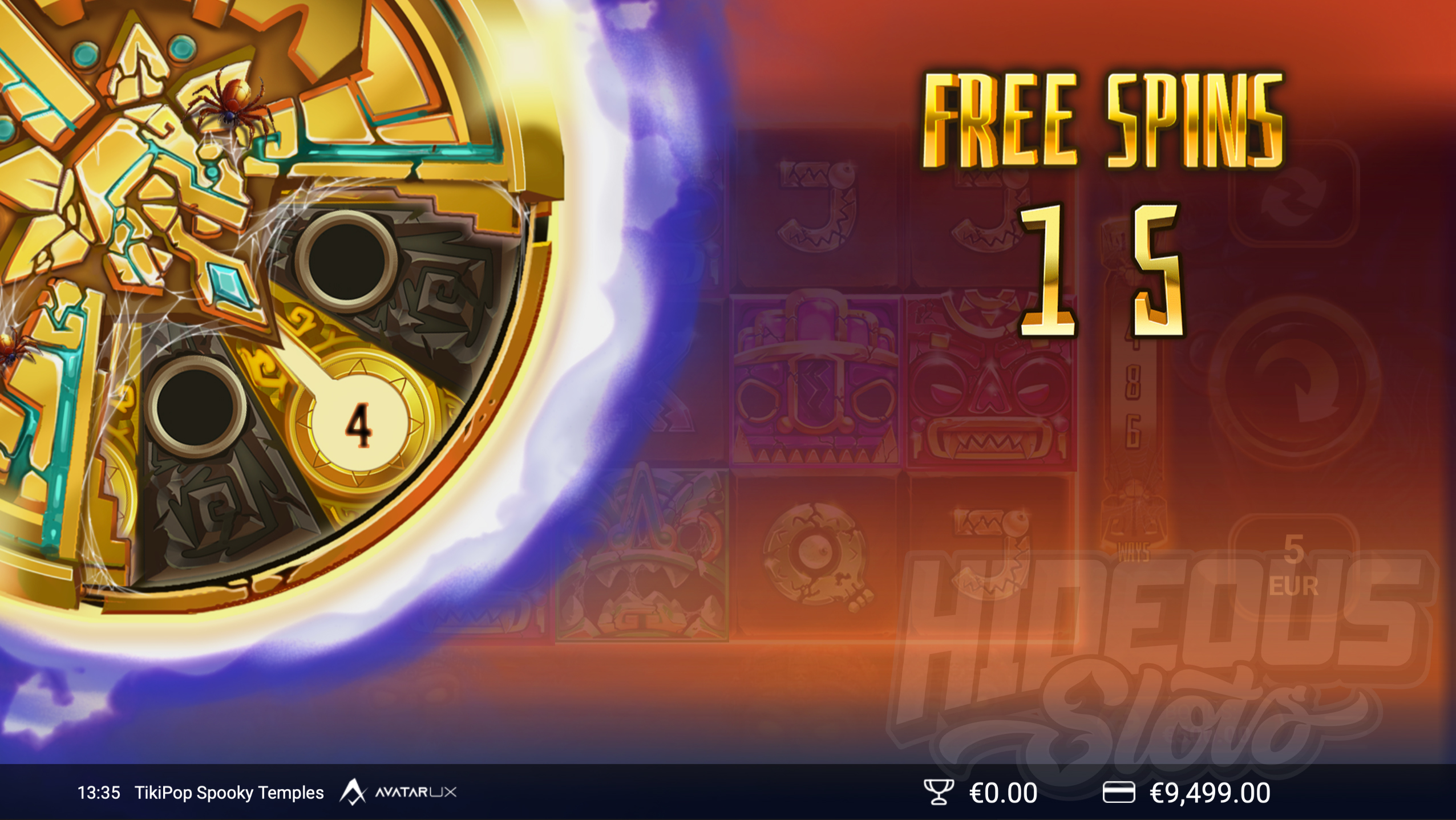 Before Free Spins Begin Players Can Use the Gamble Wheel to Gamble For Additional Spins