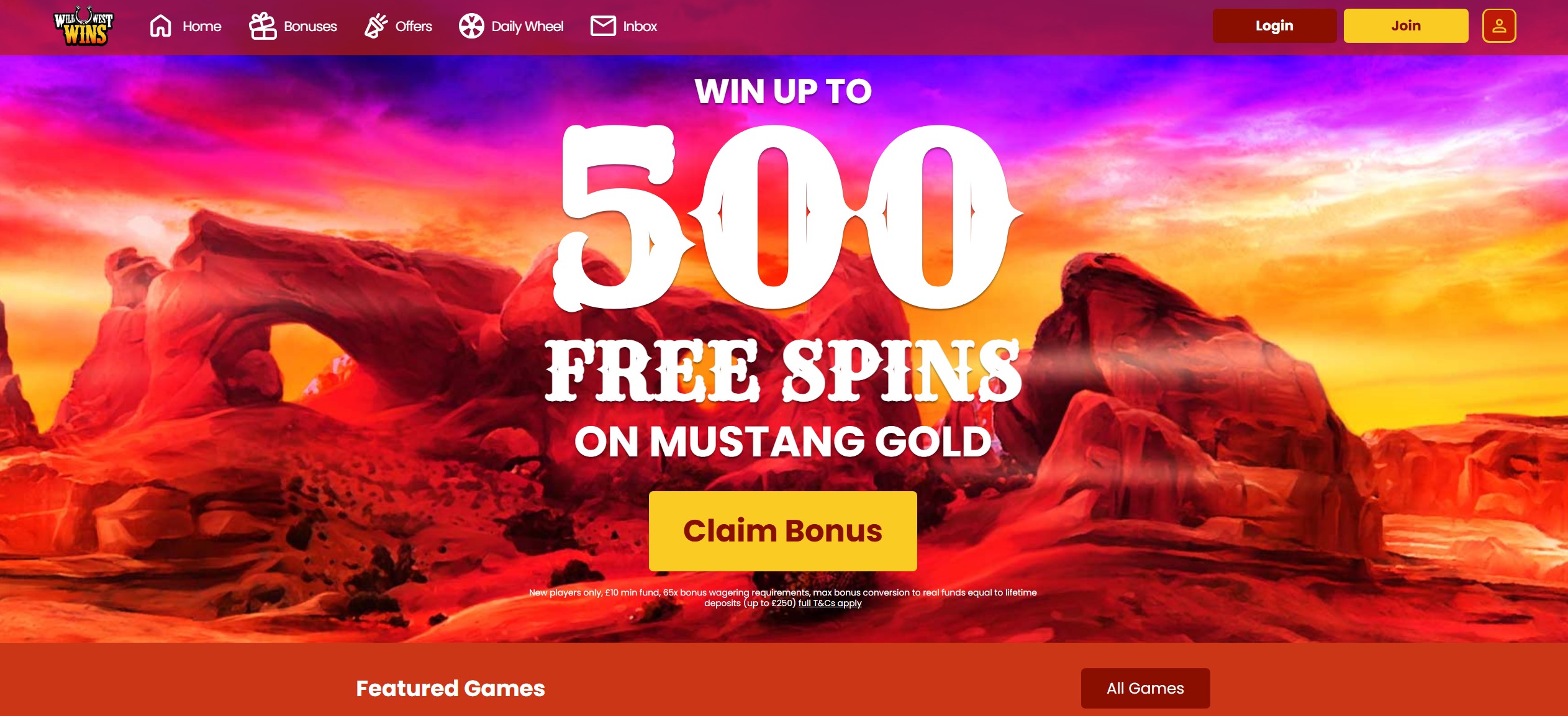 Wild West Spins Welcome Bonus