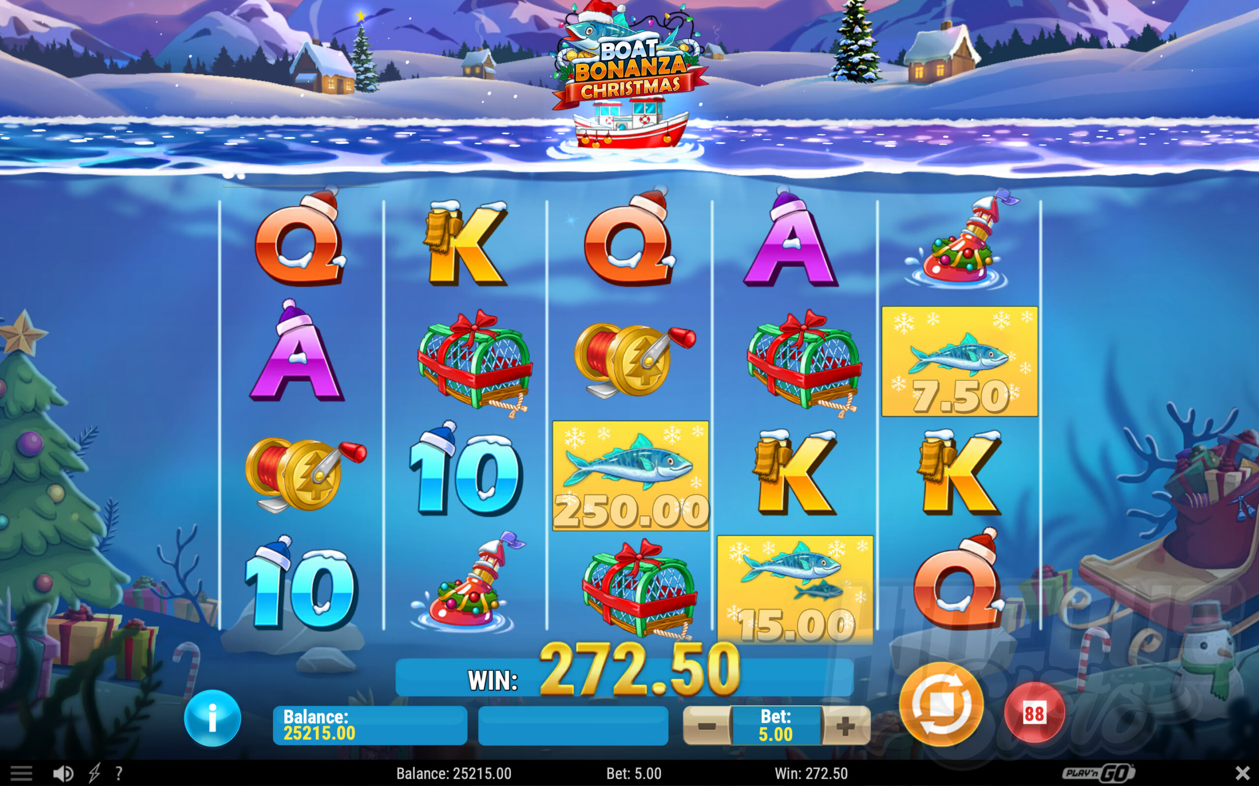 Boat Bonanza Christmas Mega Catch Feature