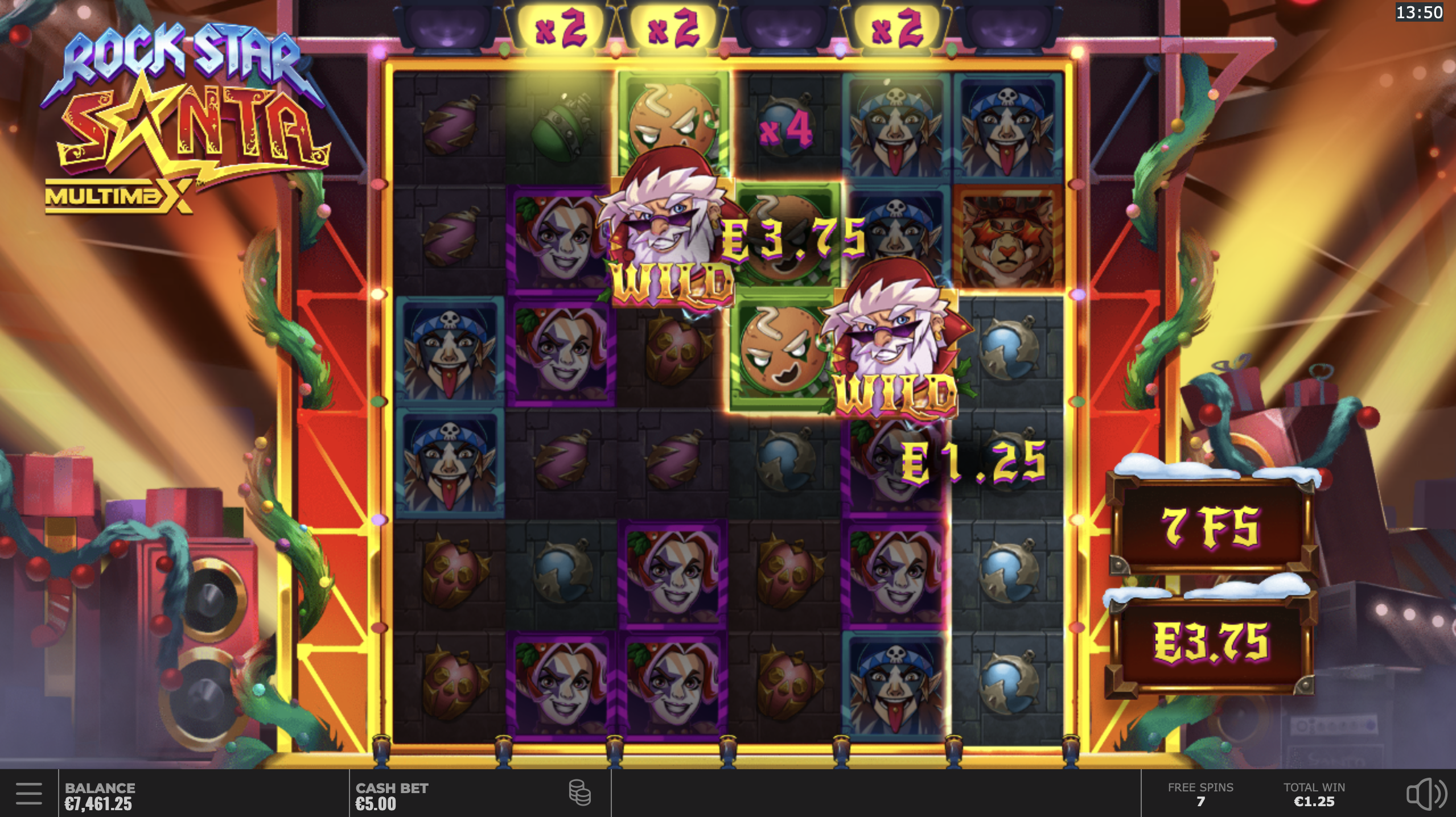 Rock Star Santa MultiMax - Yggdrasil Gaming