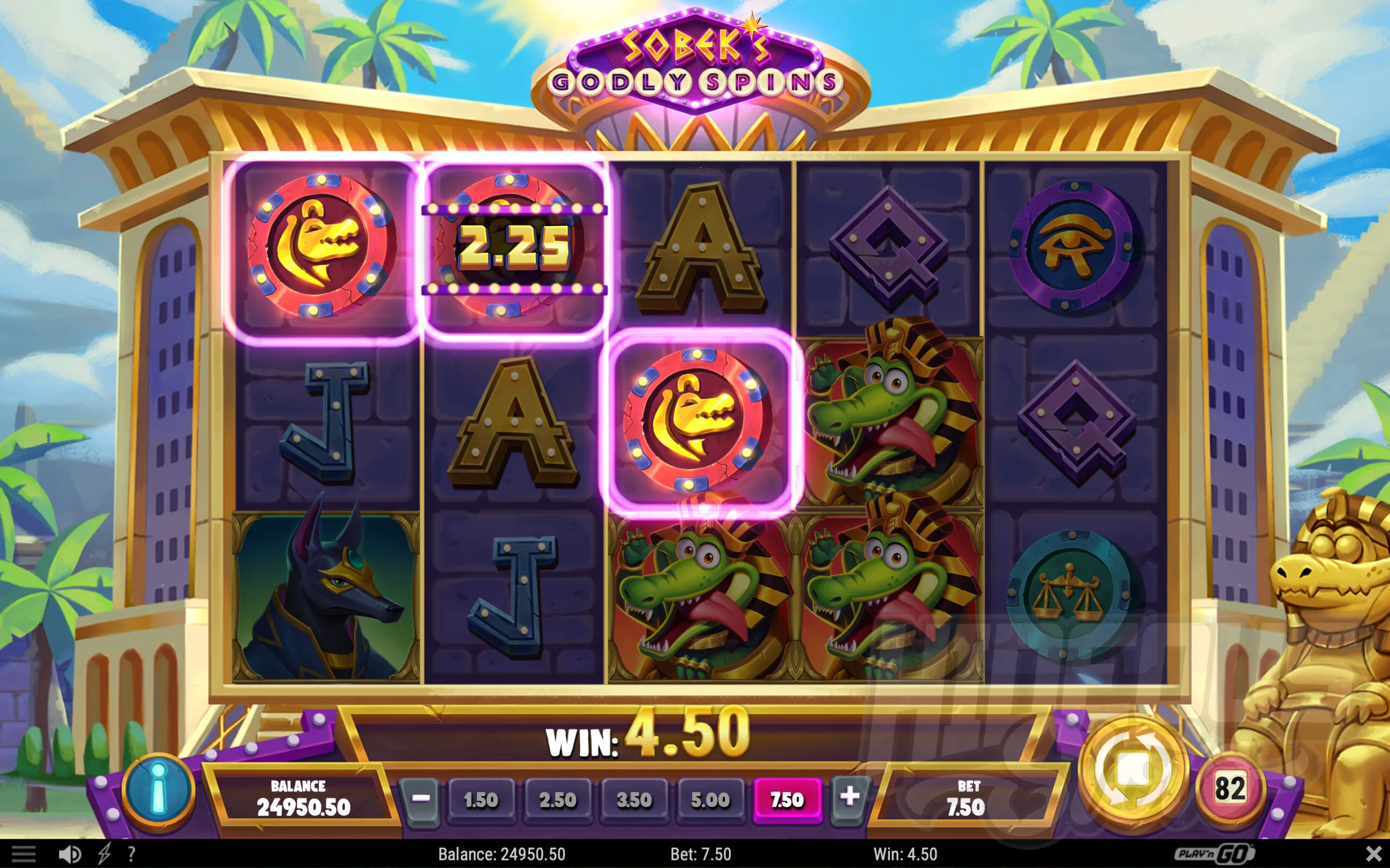 Sobek's Godly Spins Offers Players 30 Fixed Win Lines